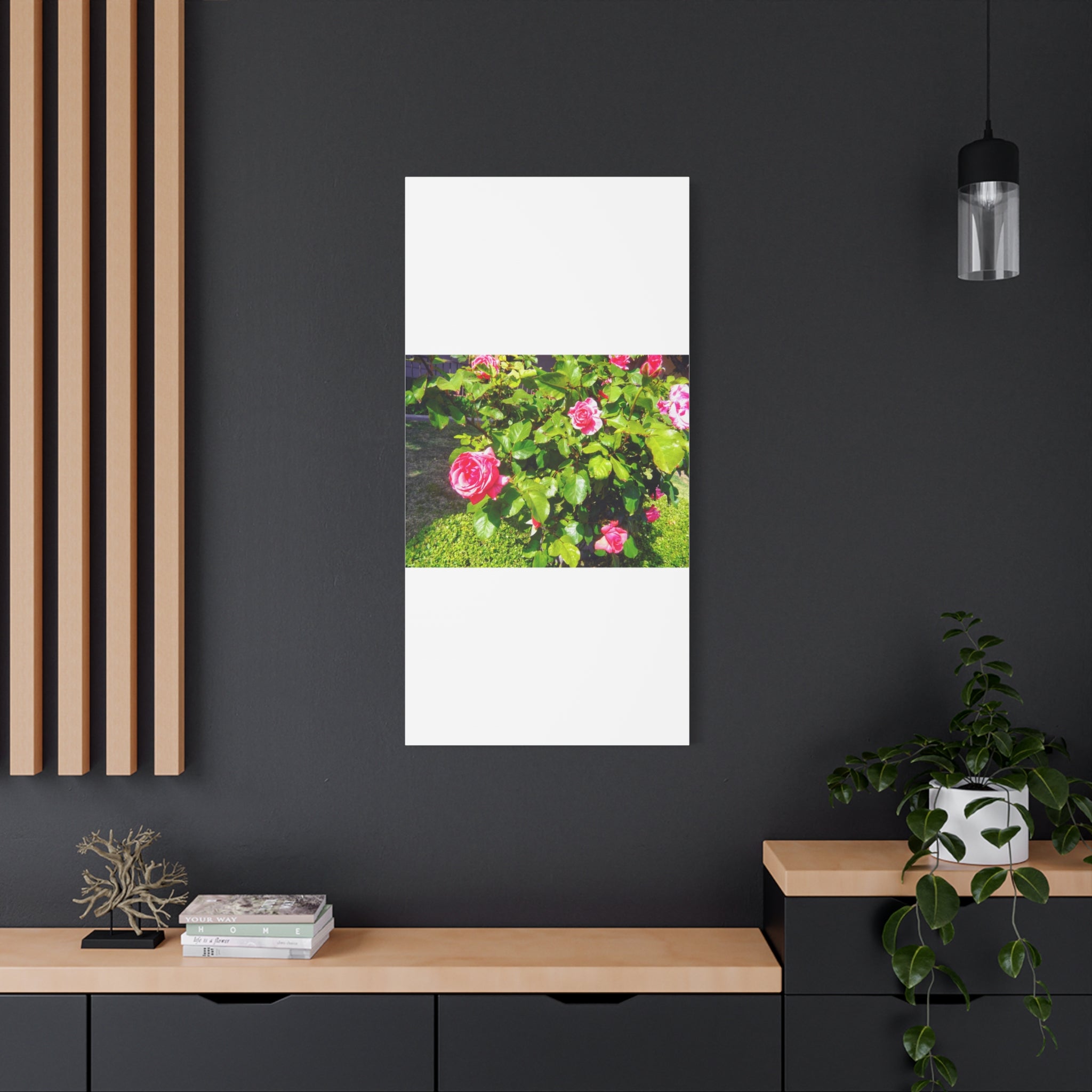 Floral Canvas Wall Art, Pink Rose Decor, Home Gallery Piece, Flower Photography, Garden Wall Decor, Floral Print