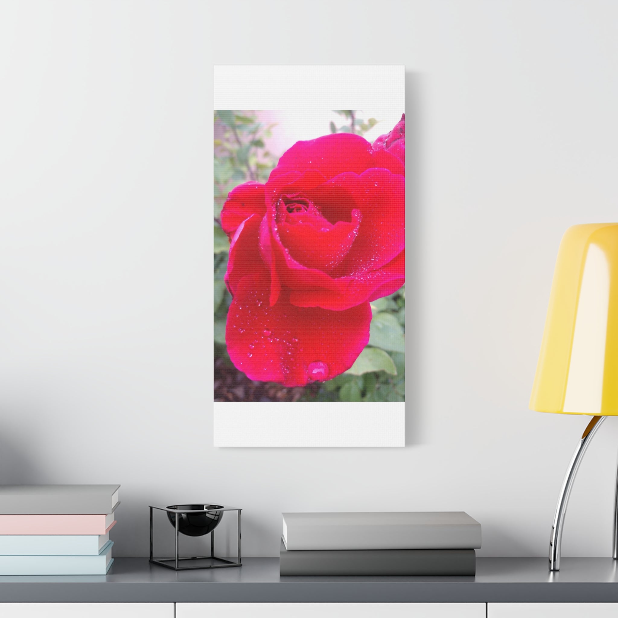 Stunning Floral Canvas Print, Home Decor, Wall Art, Gift for Flower Lovers, Red Rose Art, Mother's Day Gift