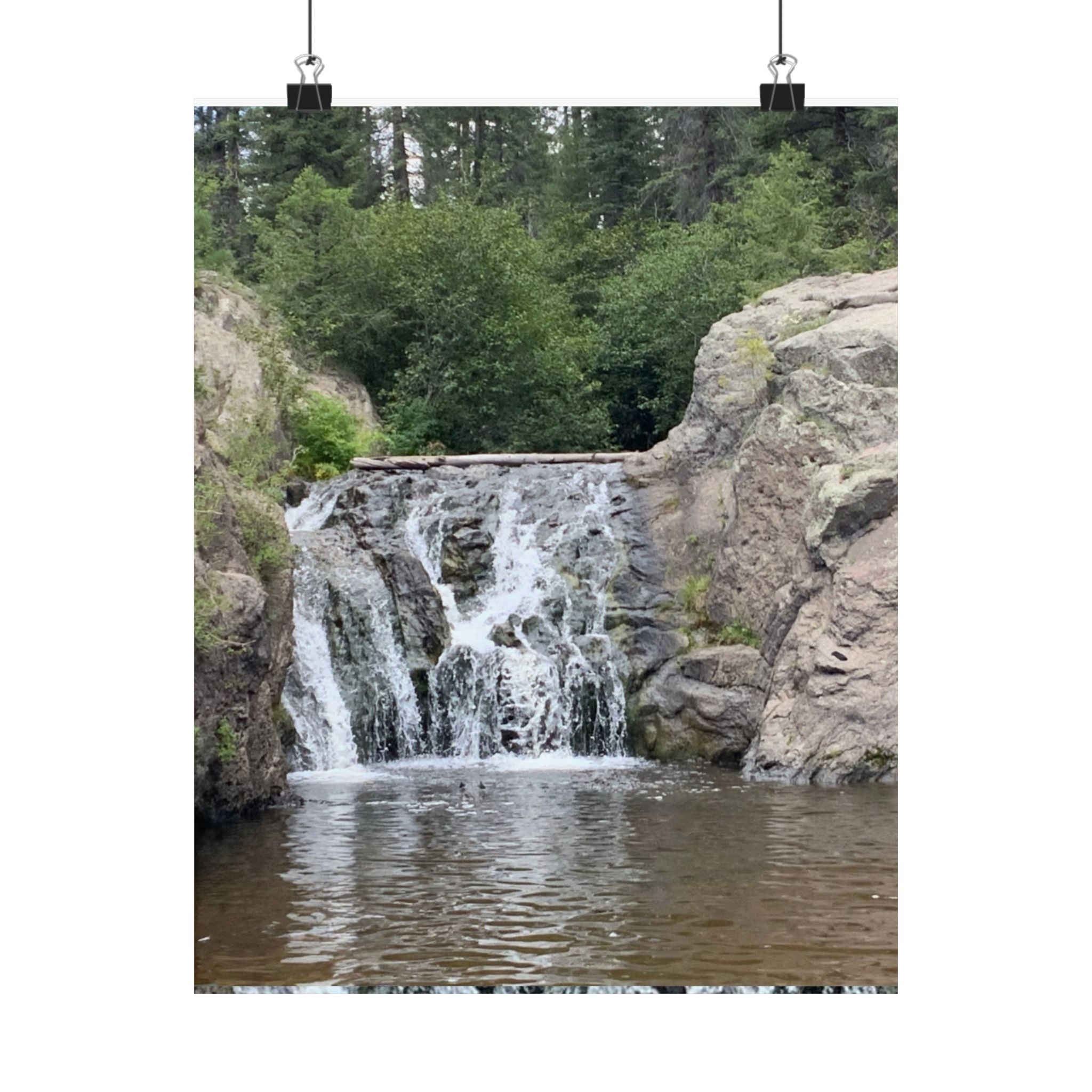 Serene Nature Posters, Home Decor Wall Art, Gift for Nature Lovers, Tranquil Landscape Prints, Waterfall Artwork