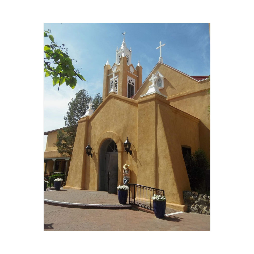 Matte Vertical Poster of Charming Church, Wall Art, Home Decor, Art Print, Gift for Housewarming, Unique Artwork