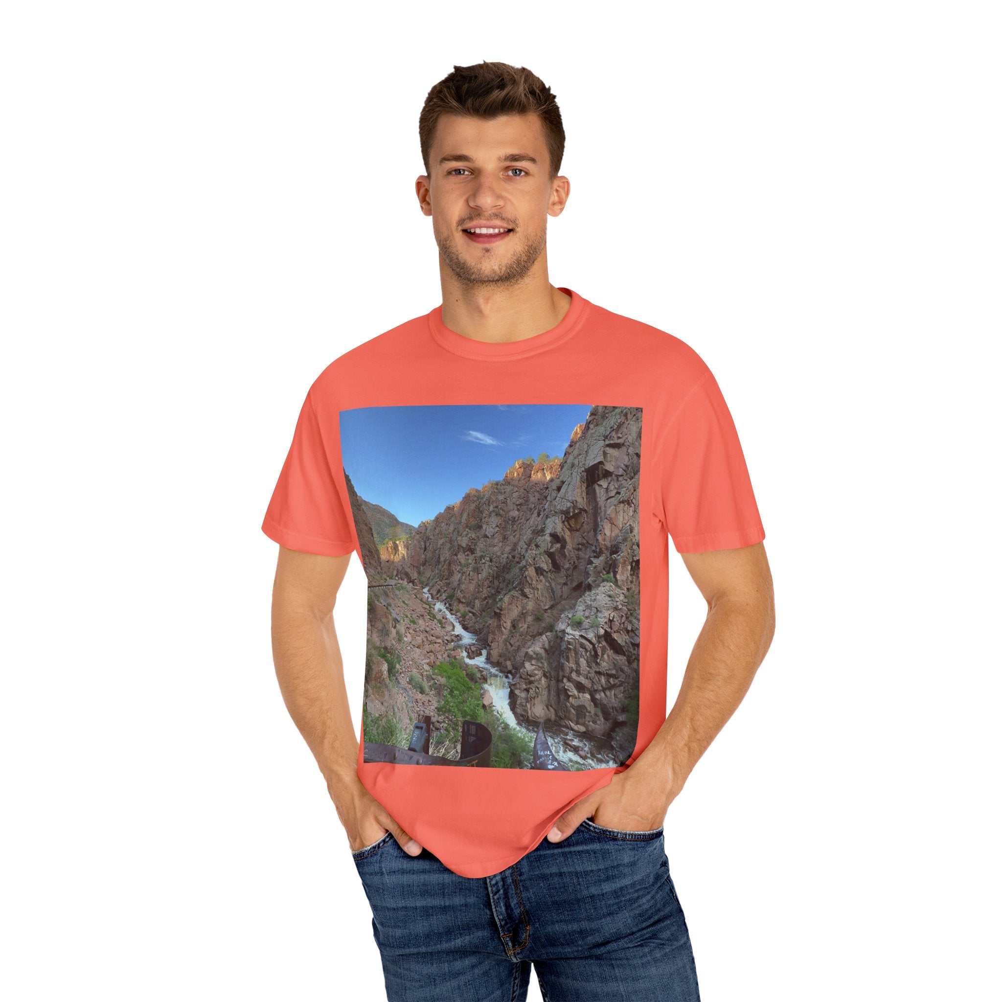Nature Scene Unisex T-Shirt, Eco-Friendly Tee, Outdoorsy Apparel, Hiking Gift, Casual Wear, Adventure Clothing