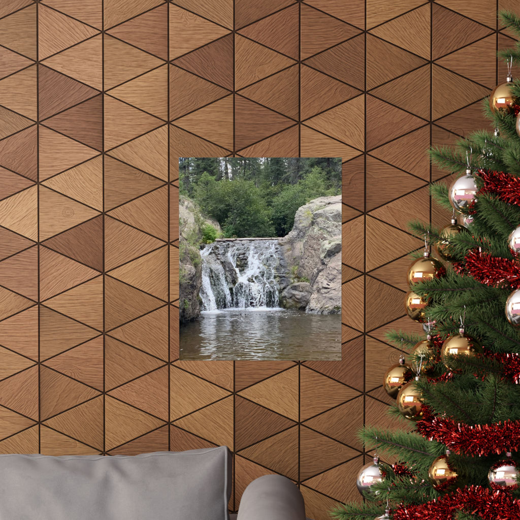 Serene Nature Posters, Home Decor Wall Art, Gift for Nature Lovers, Tranquil Landscape Prints, Waterfall Artwork