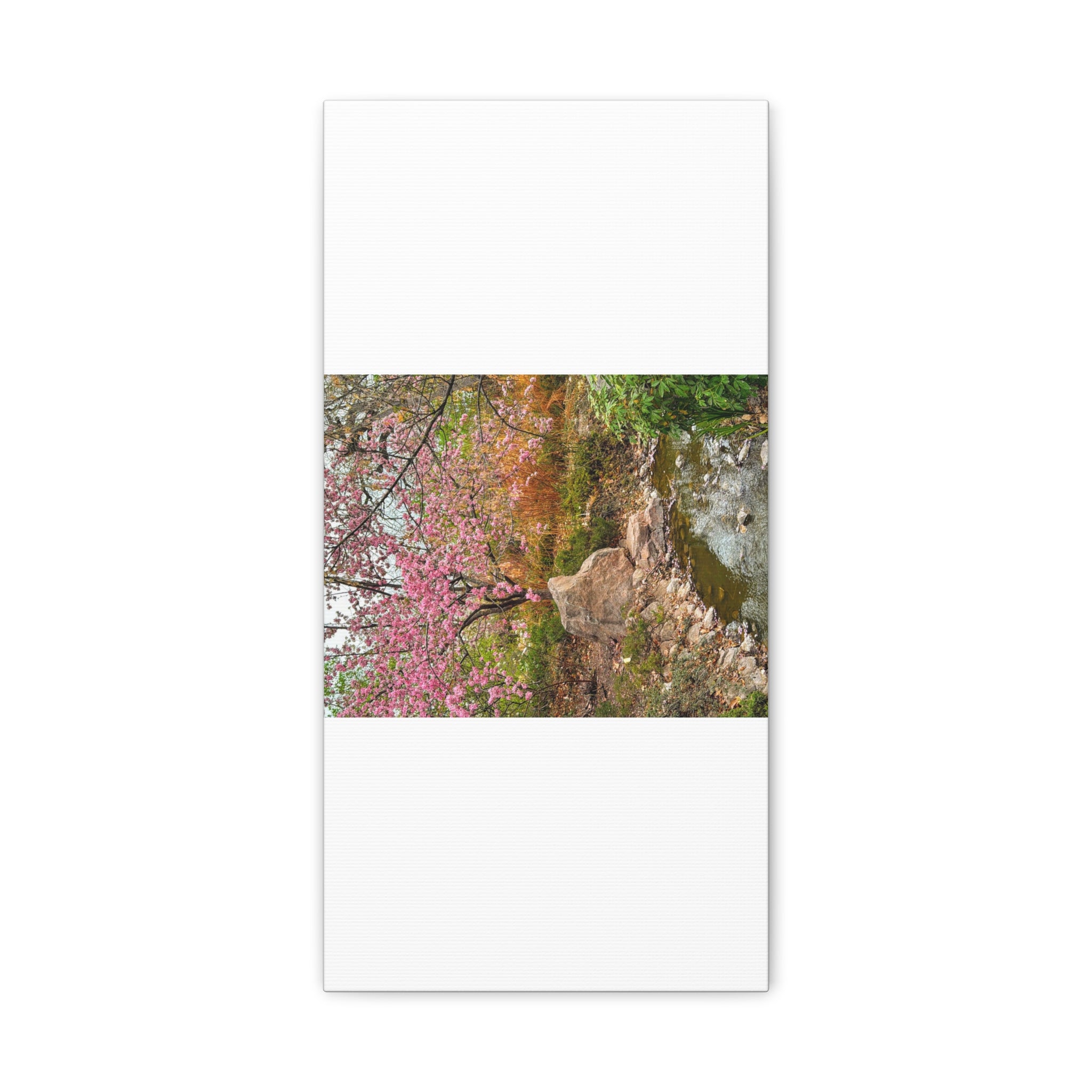 Blossoming Serenity Canvas Print, Floral Wall Art, Nature Decor, Home Aesthetic, Gift Idea for Garden Lovers, Spring Decor