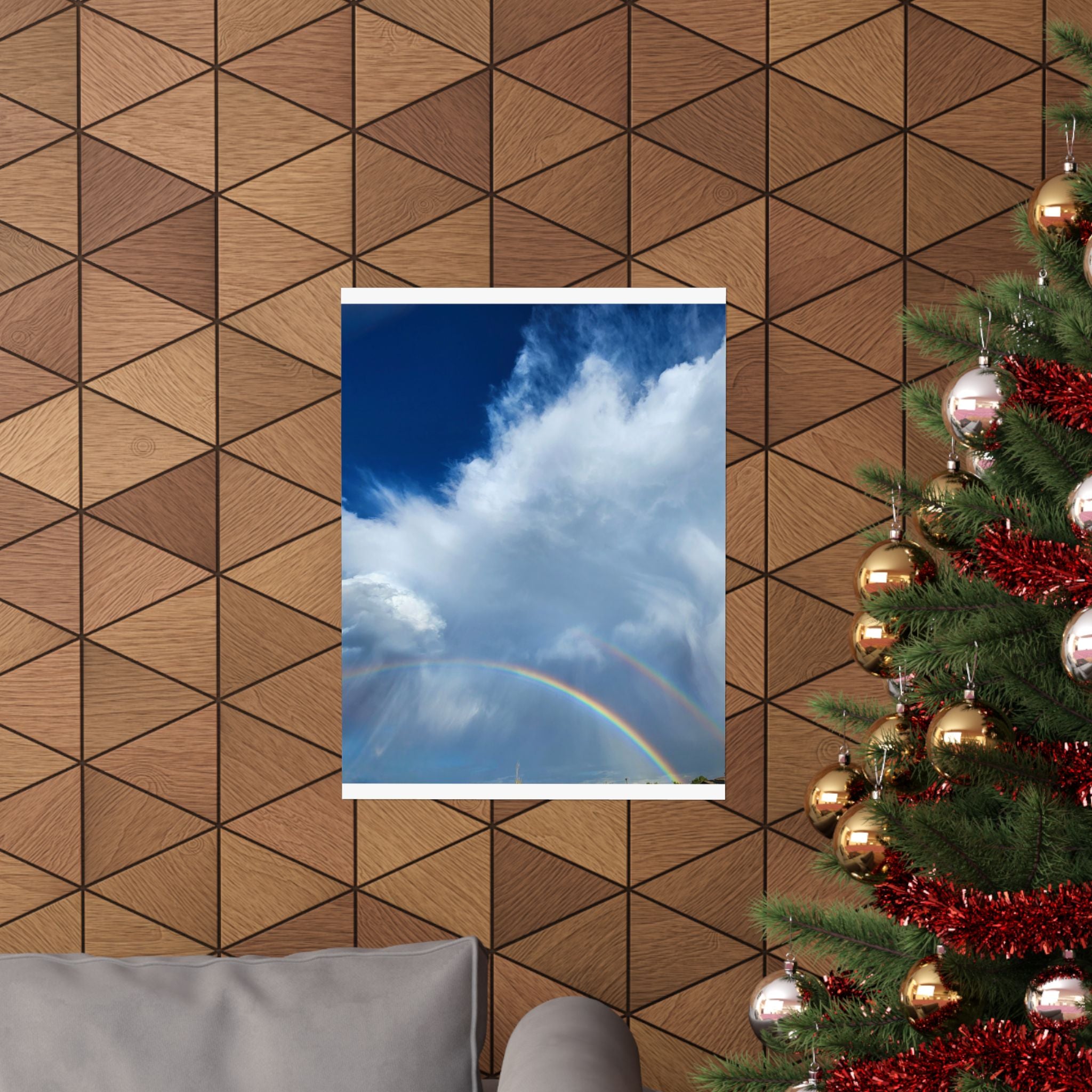 Rainbow Sky Matte Vertical Poster | Inspirational Wall Art, Home Decor, Gift for Nature Lovers, Office Decoration, Unique Artwork