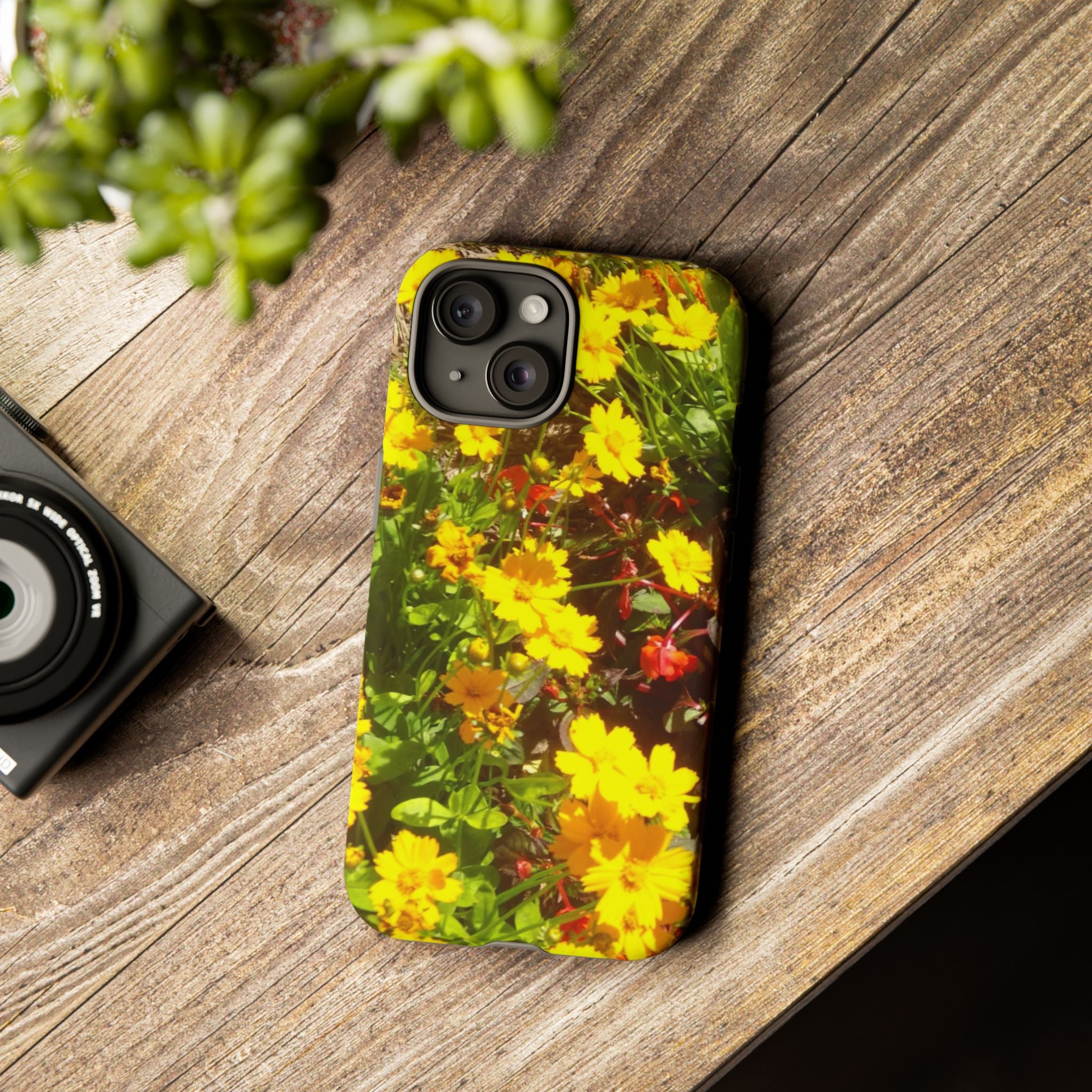Floral Phone Case - Tough Cases with Vibrant Yellow Flowers, Protective Floral Cover, Spring Decor, Gift Idea for Nature Lovers, [...]