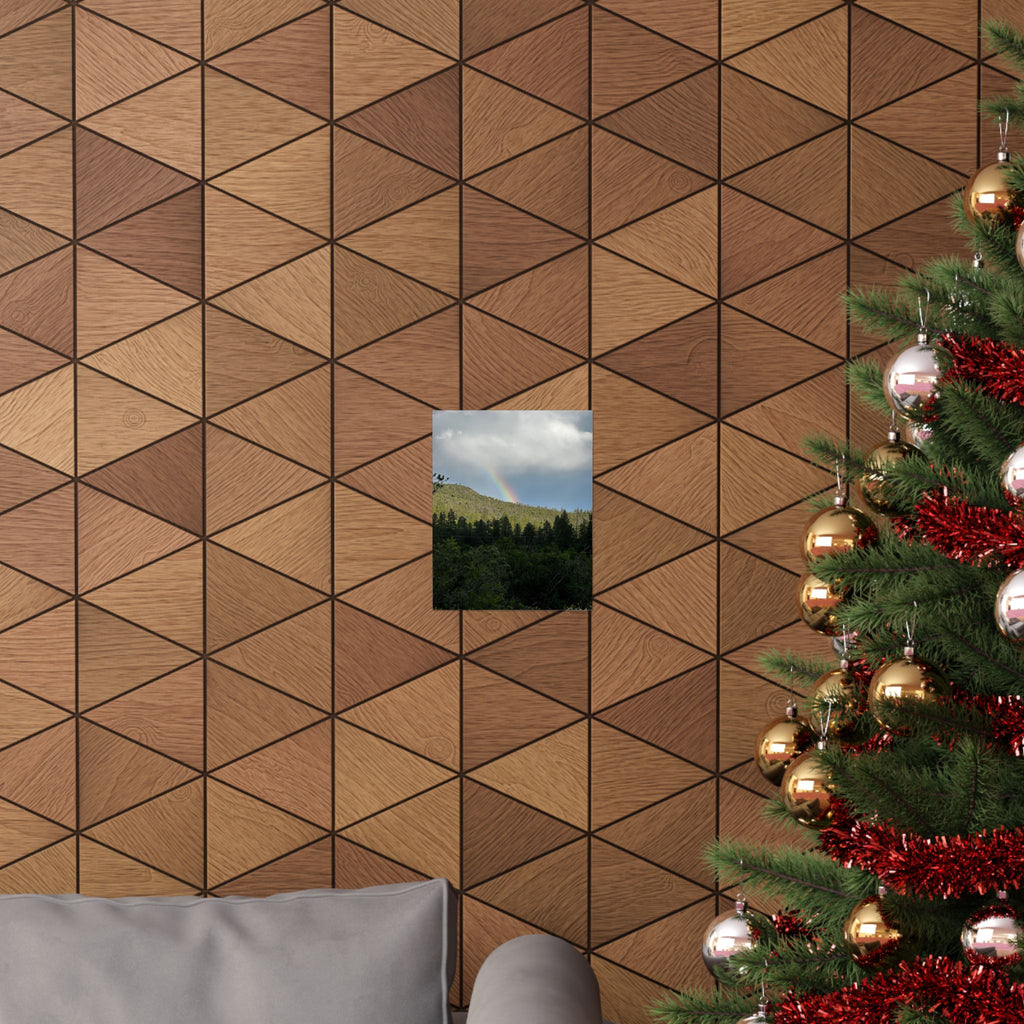 Rainbow Landscape Matte Vertical Posters, Nature Wall Art, Home Decor, Gift for Nature Lovers, Inspirational Prints