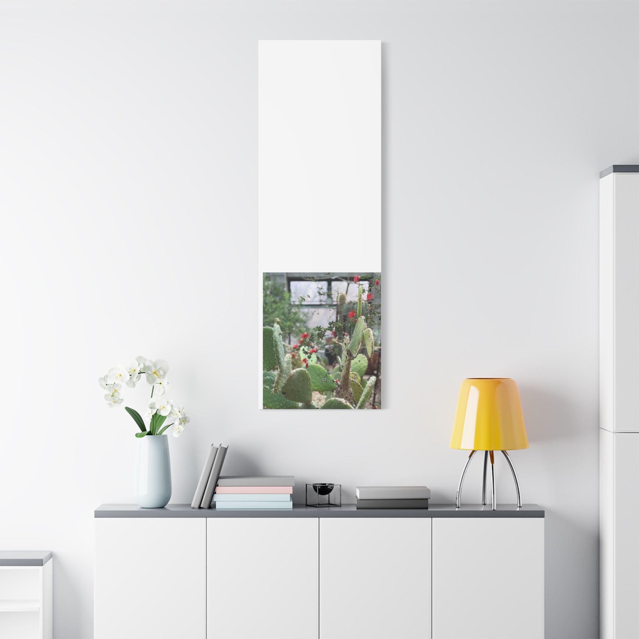 Cactus Wall Art Print, Nature Home Decor, Bohemian Style Artwork, Botanical Gift, Succulent Canvas