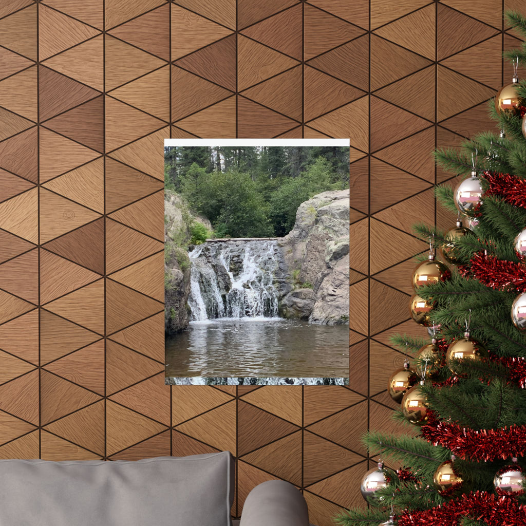 Serene Nature Posters, Home Decor Wall Art, Gift for Nature Lovers, Tranquil Landscape Prints, Waterfall Artwork