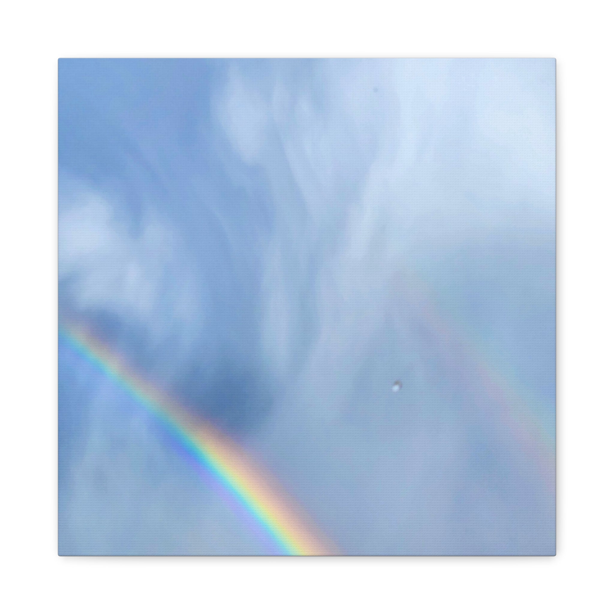 Rainbow Canvas Print, Colorful Wall Art, Home Decor, Nature Inspired Art, Gift for Her, Living Room Decoration