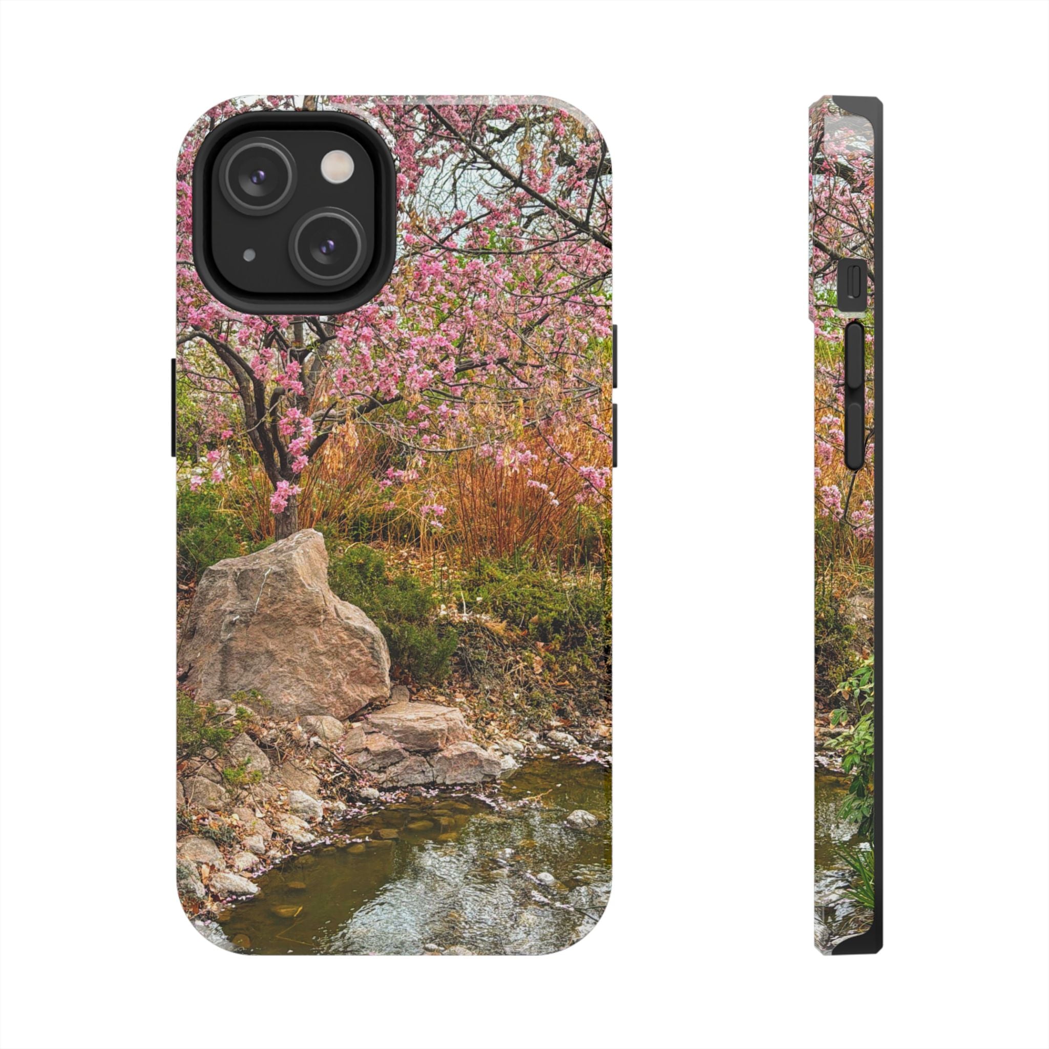 Cherry Blossom Tough Phone Cases - Nature Lover Gift, Floral Phone Accessories, Spring Decor, Custom Cases, Outdoor Adventure