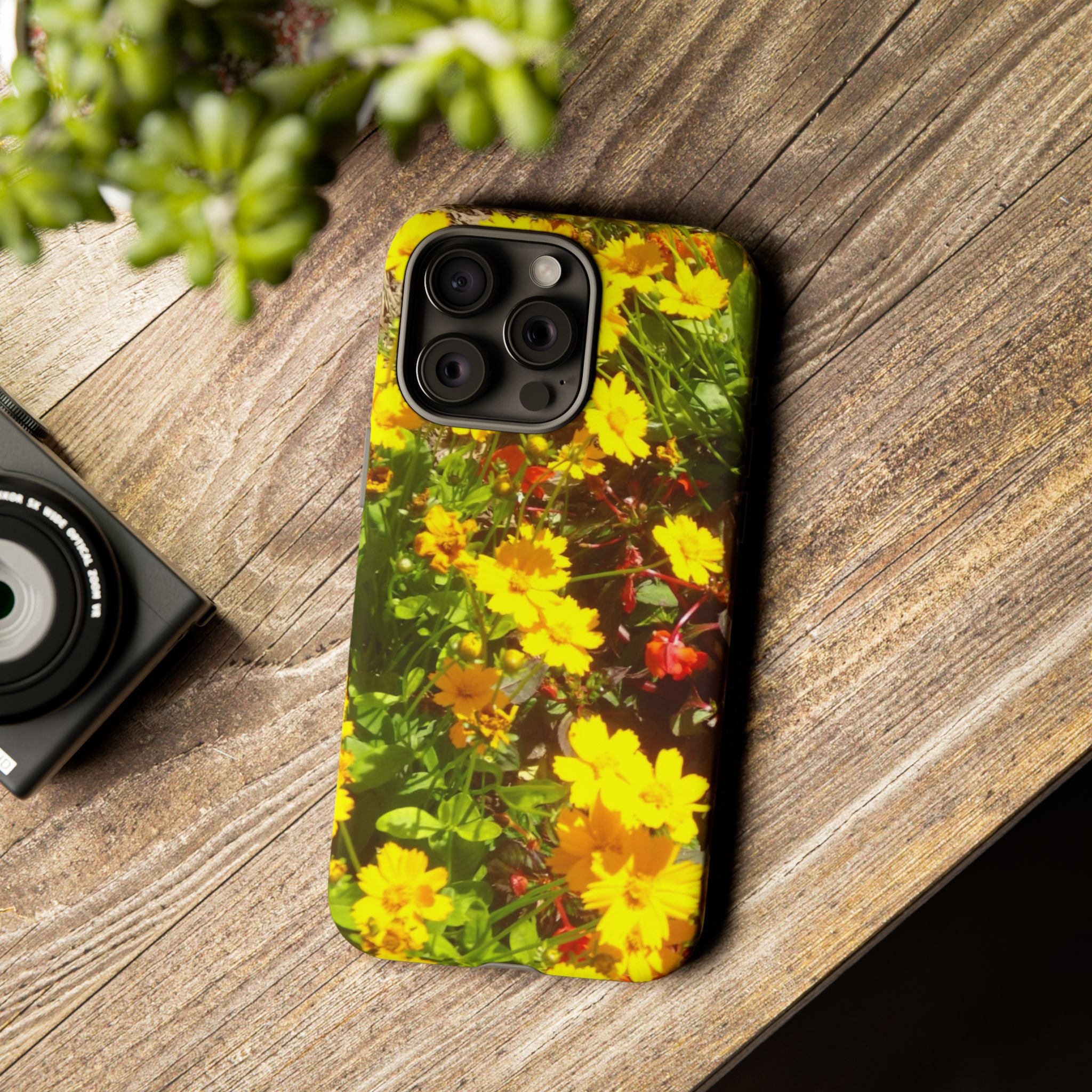 Floral Phone Case - Tough Cases with Vibrant Yellow Flowers, Protective Floral Cover, Spring Decor, Gift Idea for Nature Lovers, [...]