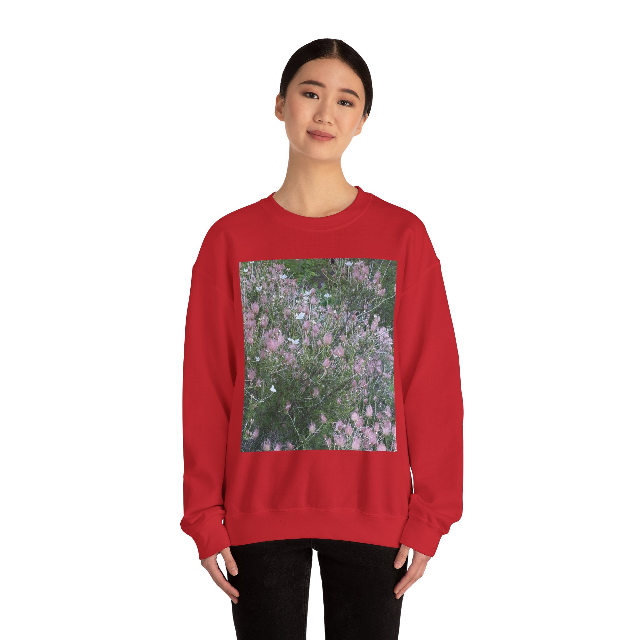 Floral Graphic Crewneck Sweatshirt | Cozy Unisex Apparel, Casual Wear, Plant Lover Gift, Spring Fashion, Everyday Comfort