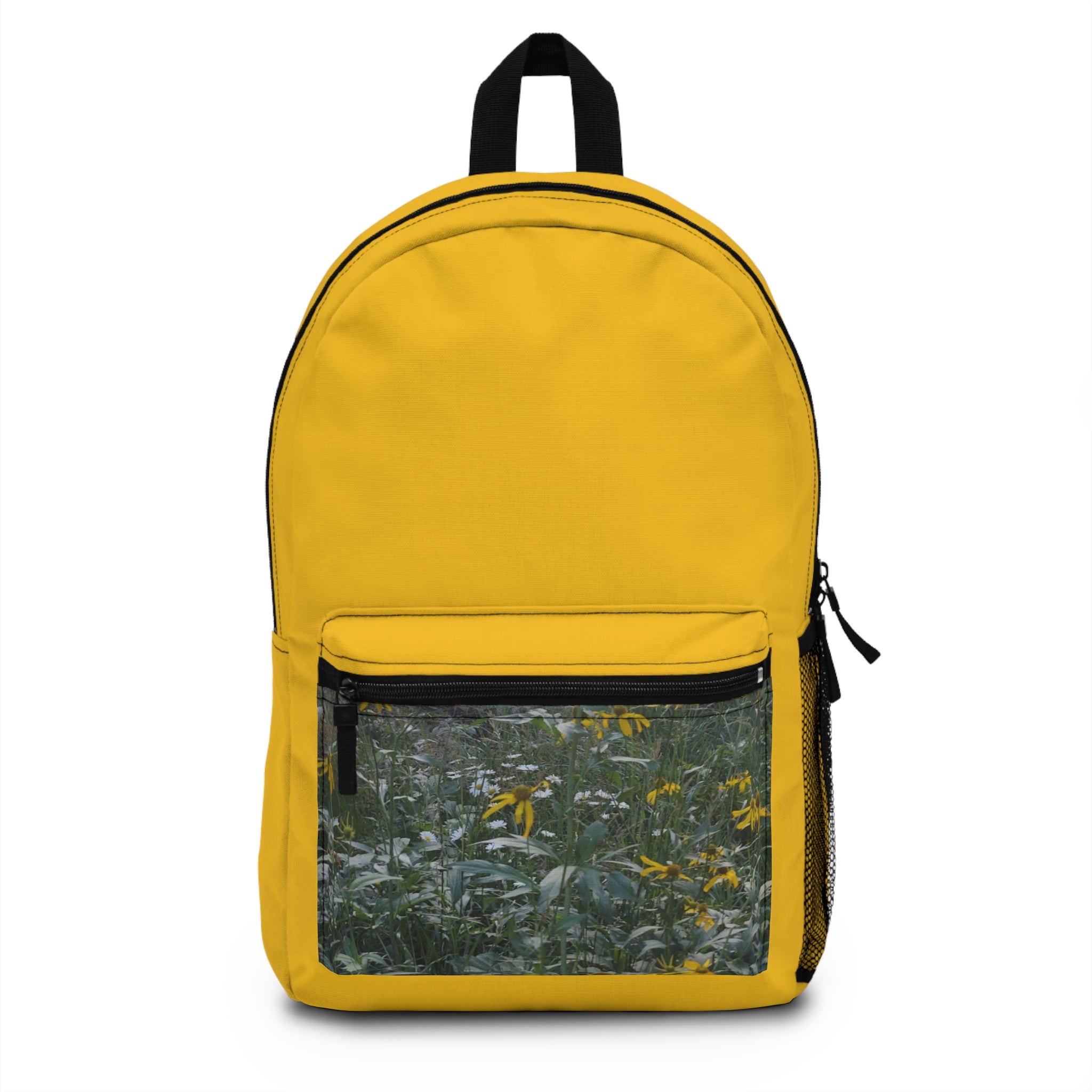 Vibrant Floral Backpack, Nature Lover's Bag, Everyday Backpack, Perfect for School, Travel, Eco-Friendly Gift