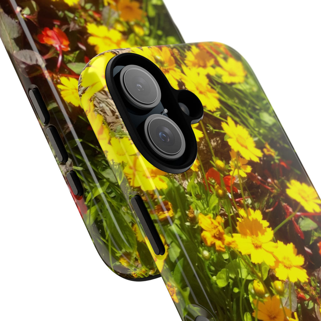 Floral Phone Case - Tough Cases with Vibrant Yellow Flowers, Protective Floral Cover, Spring Decor, Gift Idea for Nature Lovers, [...]