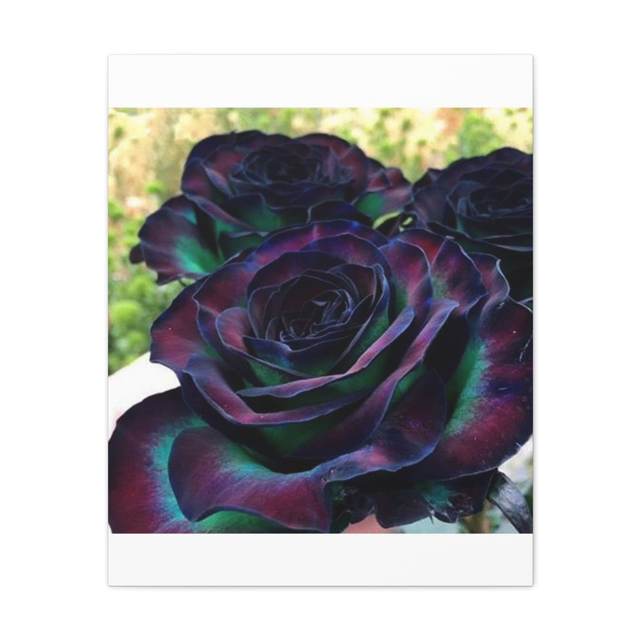 Matte Canvas Wall Art Print of Mystical Roses, Colorful Home Decor, Unique Gift for Art Lovers, Flower Wall Decor, Floral Artwork, [...]