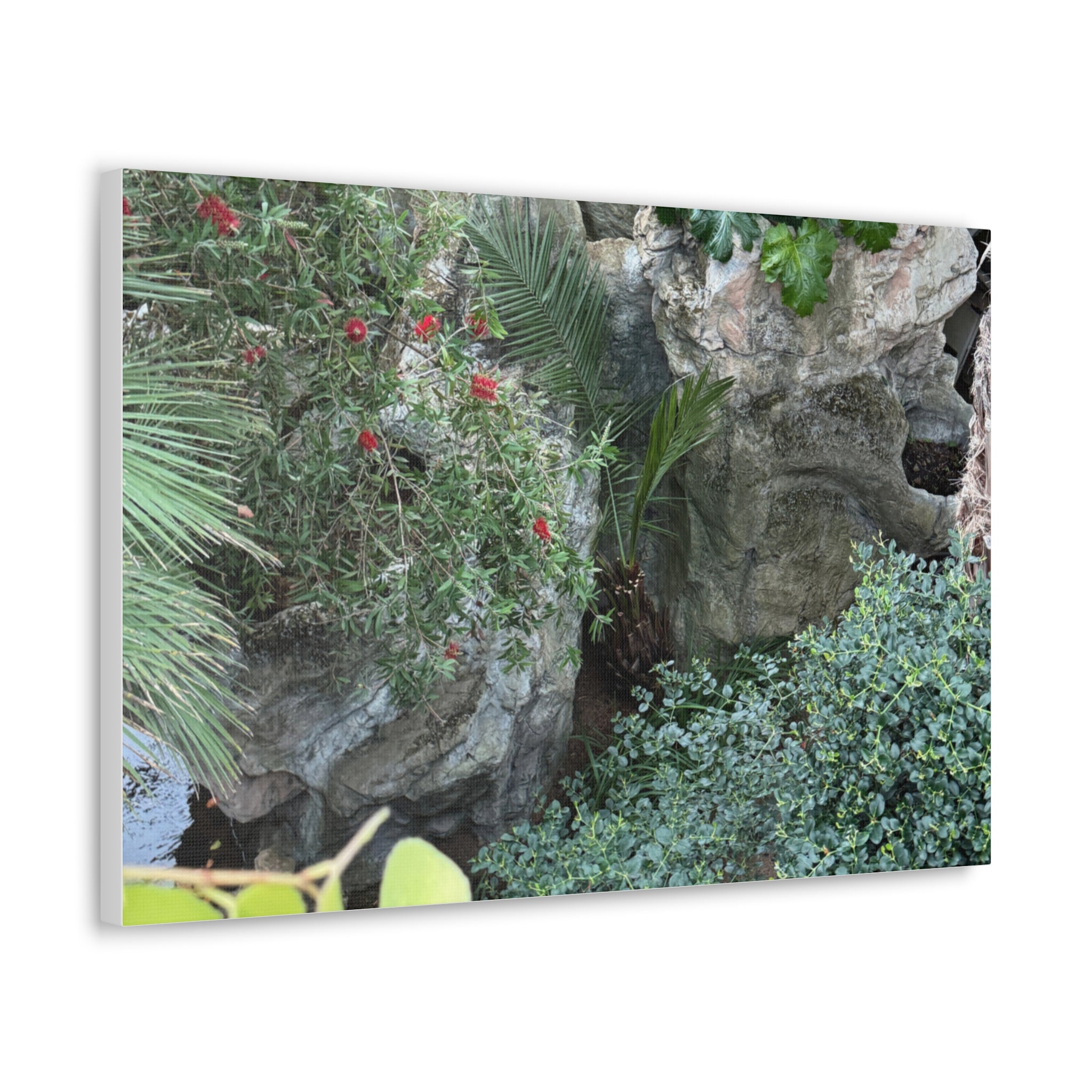 Canvas Wall Art, Tropical Garden Print, Home Decor, Botanical Artwork, Nature Lover Gift, Modern Interior Design