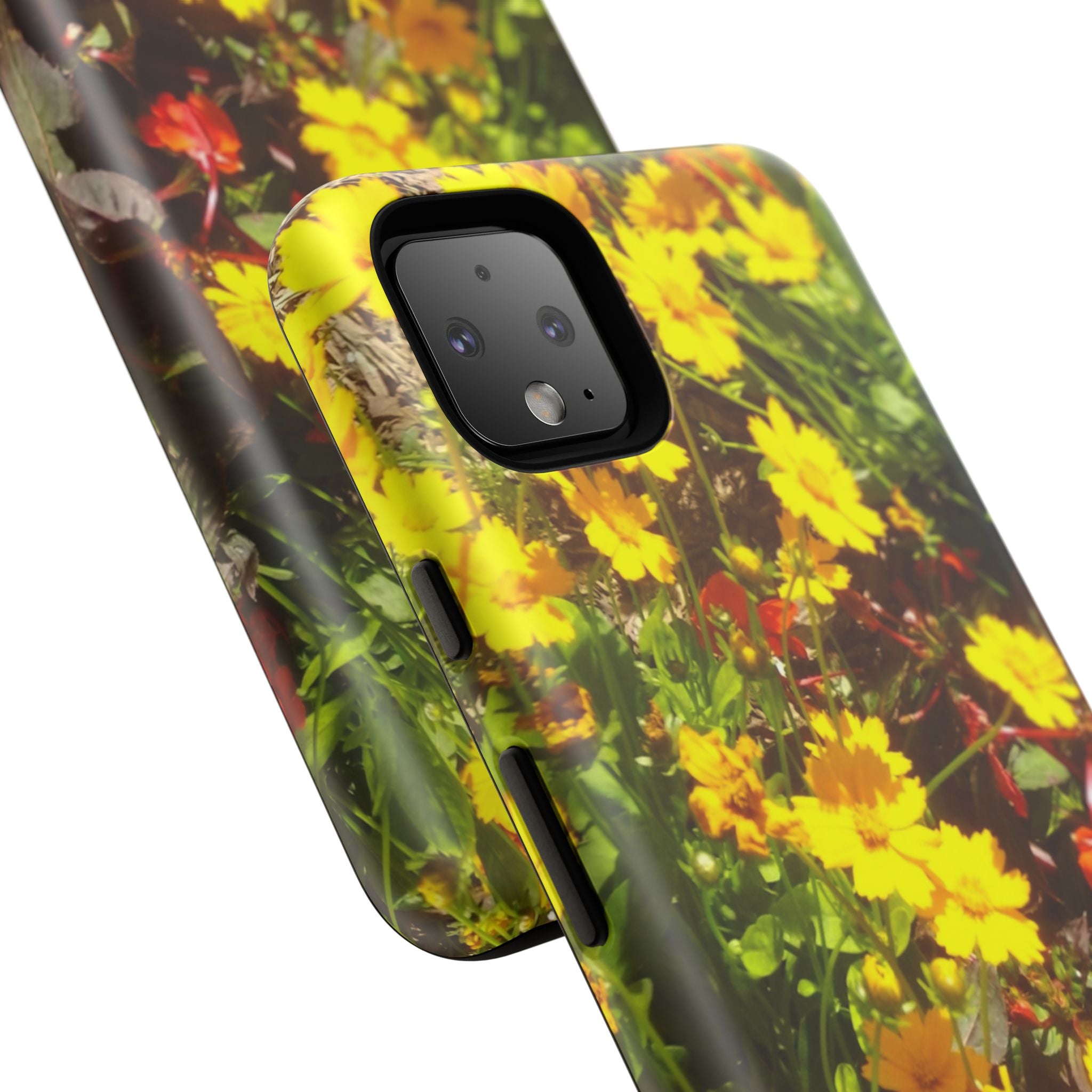 Floral Phone Case - Tough Cases with Vibrant Yellow Flowers, Protective Floral Cover, Spring Decor, Gift Idea for Nature Lovers, [...]