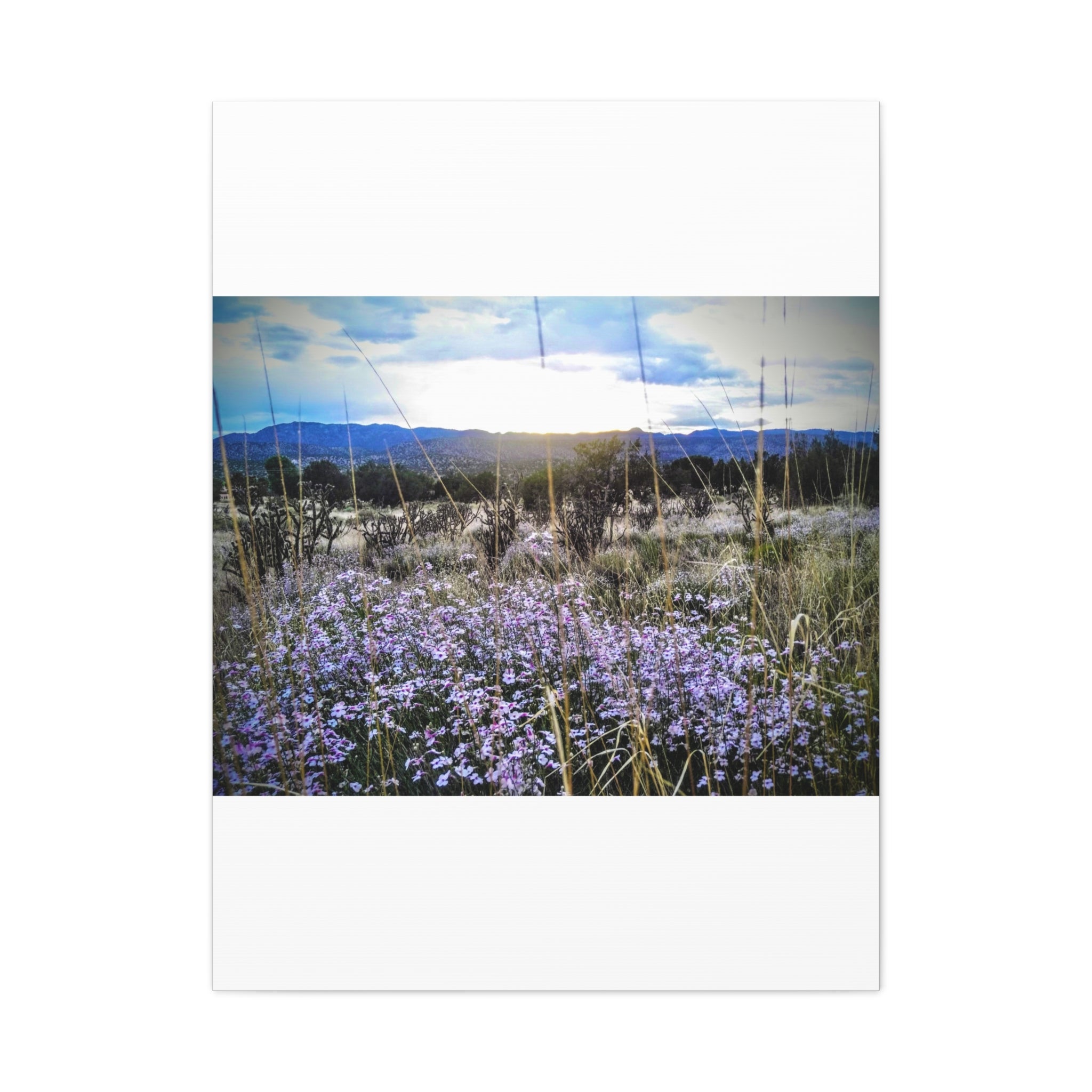 Framed Botanical Wall Art, Floral Canvas Print, Nature Decor, Home Interior Art, Gift for Garden Lovers, Beautiful Flower Landscape