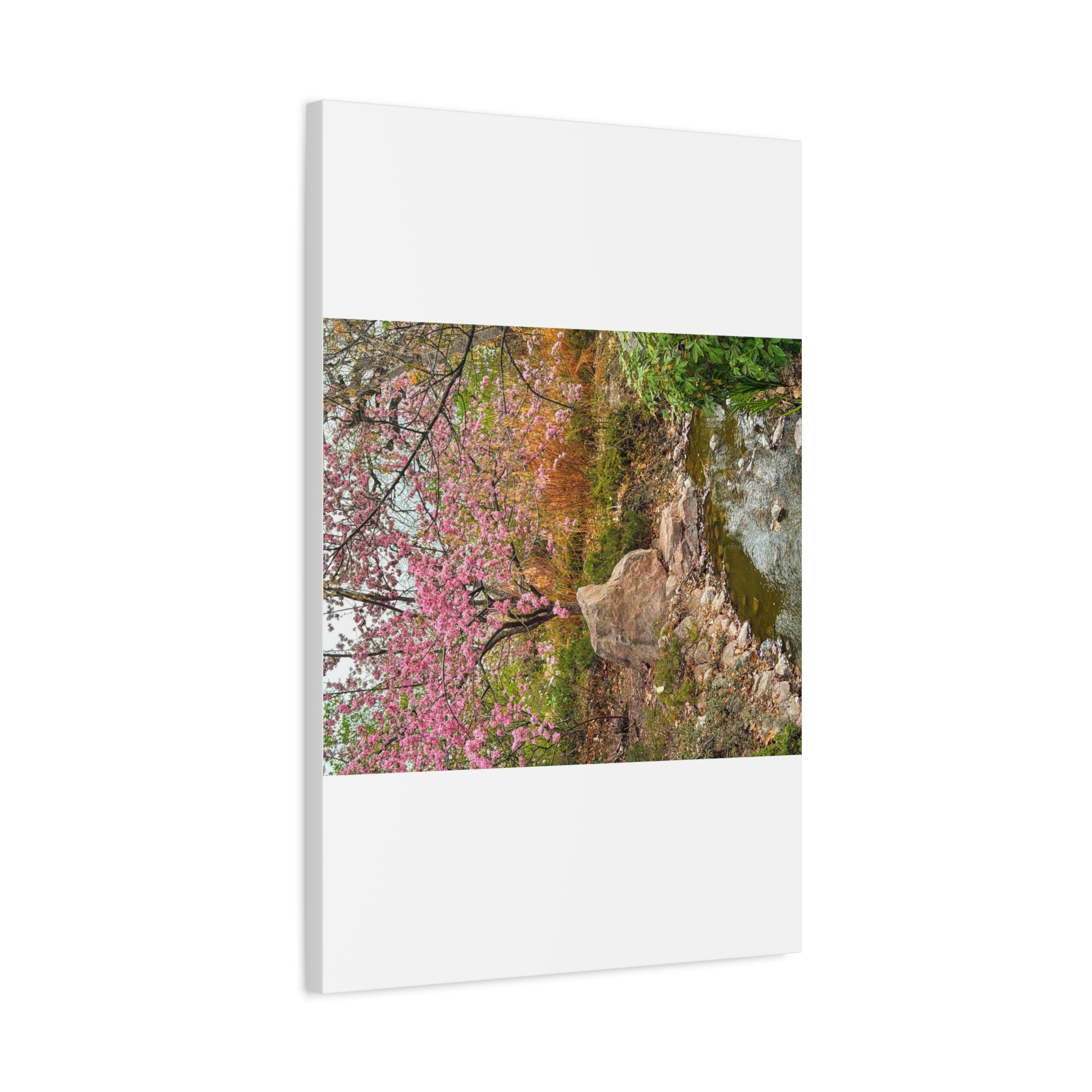 Blossoming Serenity Canvas Print, Floral Wall Art, Nature Decor, Home Aesthetic, Gift Idea for Garden Lovers, Spring Decor