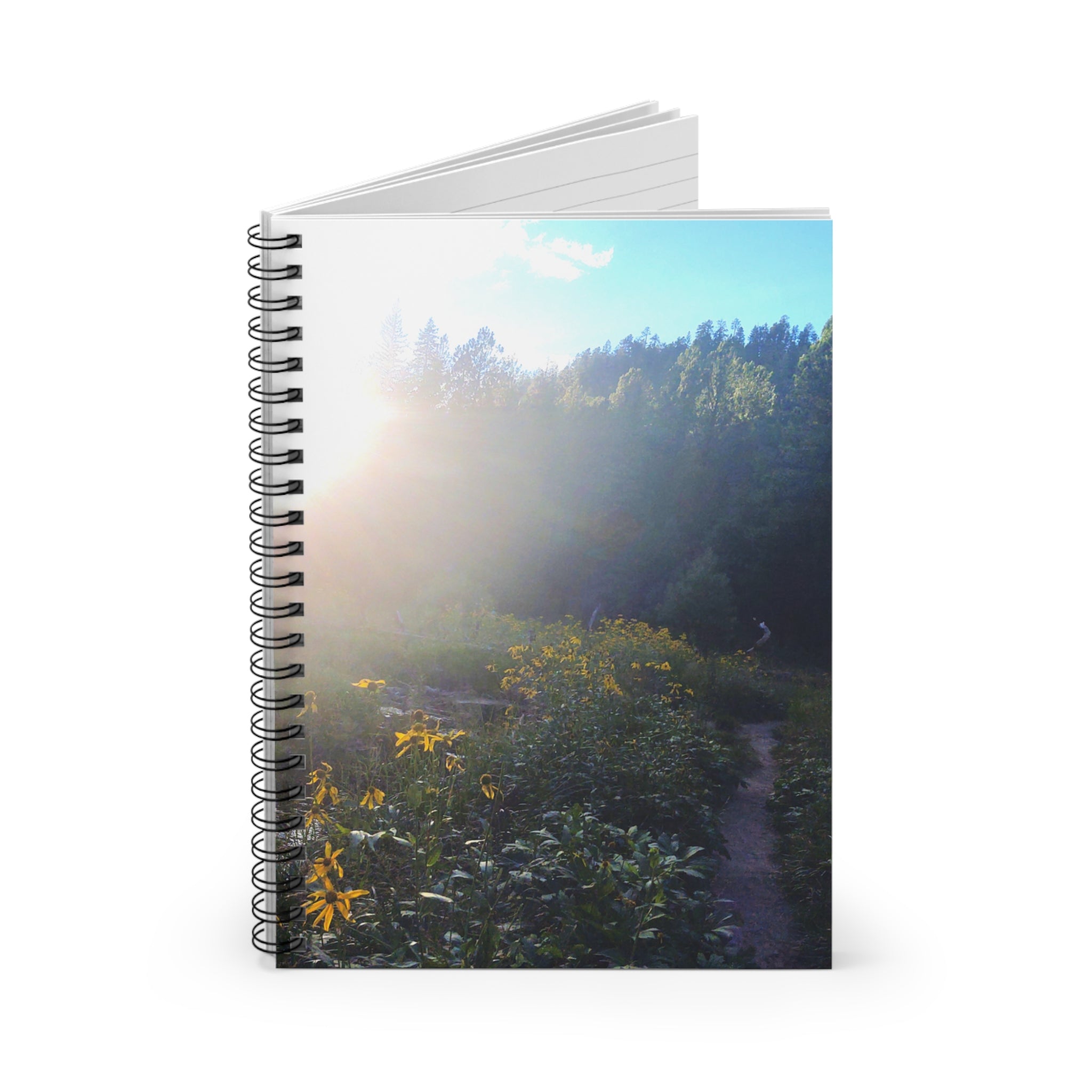 Nature-Inspired Spiral Notebook for Journaling, Gifts, Floral Journal, Back to School Supplies, Eco-Friendly Office Supplies