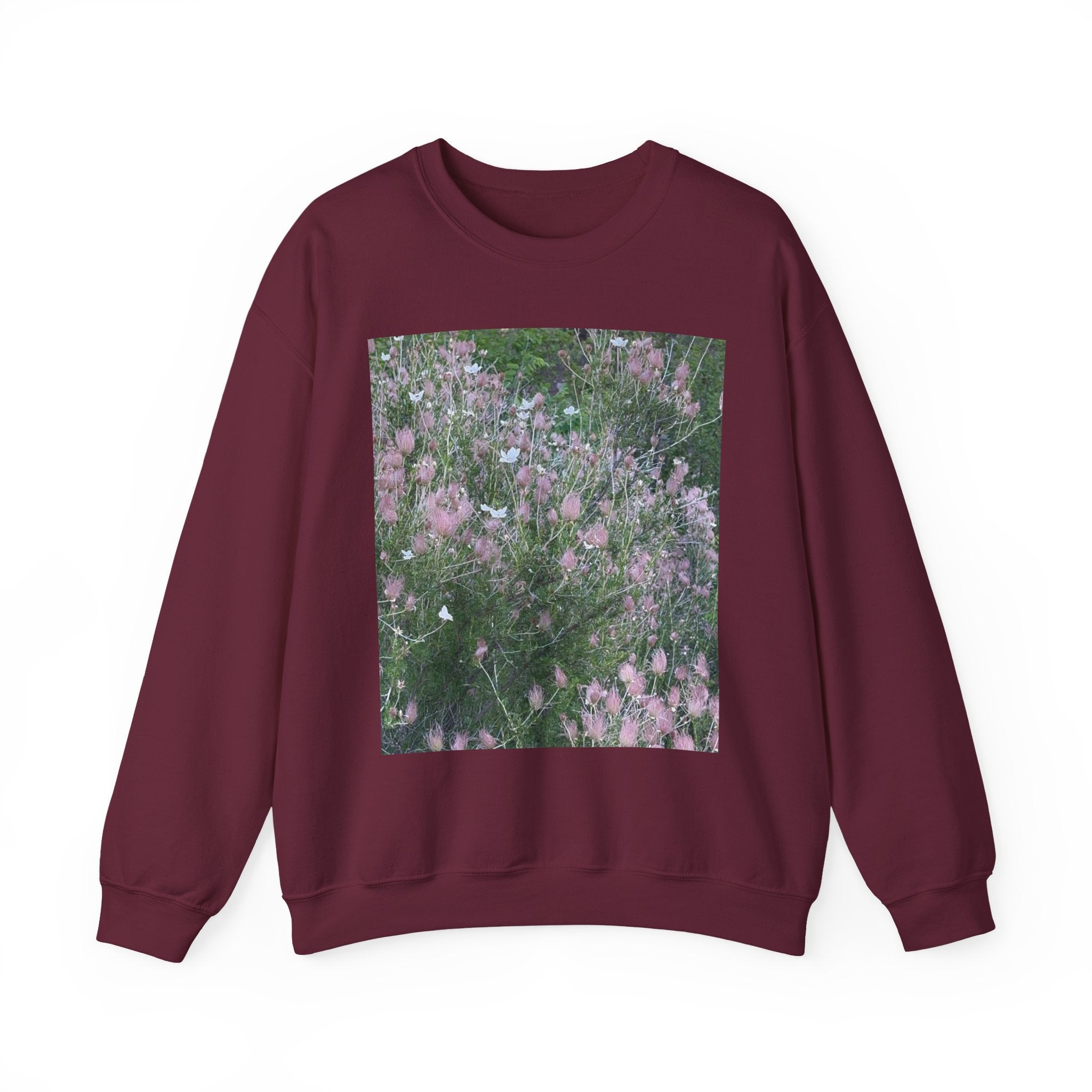 Floral Graphic Crewneck Sweatshirt | Cozy Unisex Apparel, Casual Wear, Plant Lover Gift, Spring Fashion, Everyday Comfort