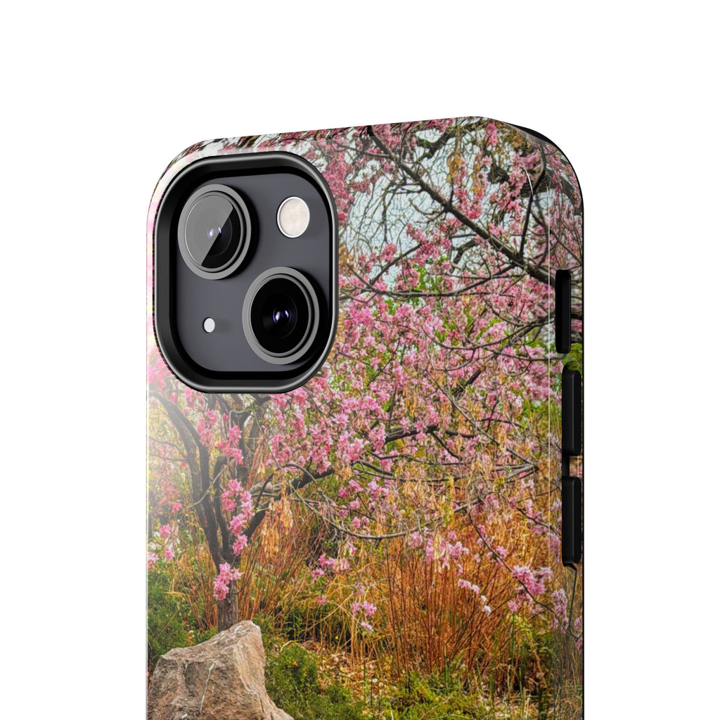 Cherry Blossom Tough Phone Cases - Nature Lover Gift, Floral Phone Accessories, Spring Decor, Custom Cases, Outdoor Adventure