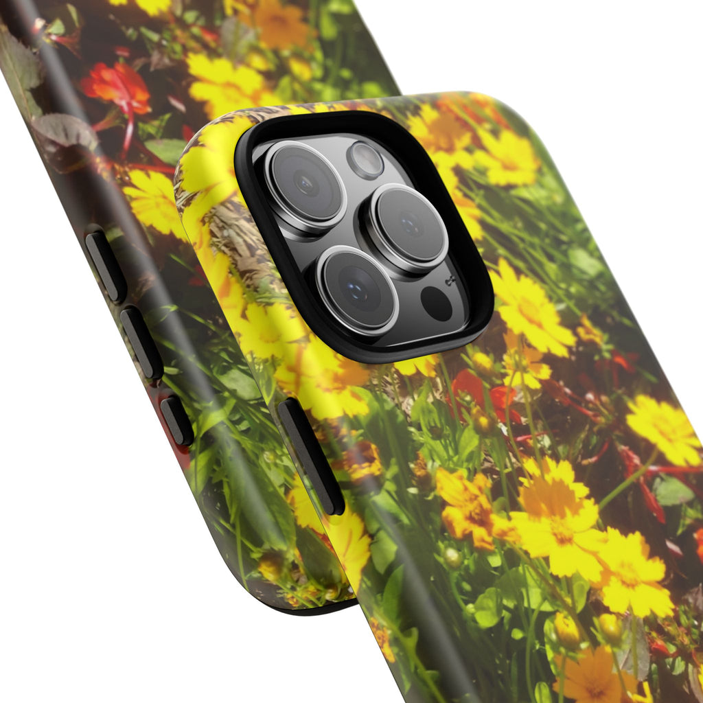 Floral Phone Case - Tough Cases with Vibrant Yellow Flowers, Protective Floral Cover, Spring Decor, Gift Idea for Nature Lovers, [...]