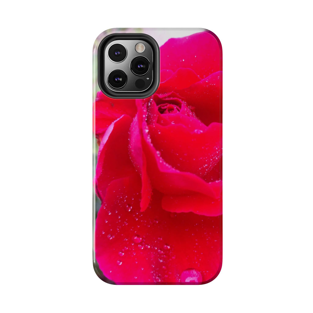 Flower Print Tough Phone Cases, Floral iPhone Case, Durable Mobile Covers, Unique Gift for Her, Birthday Present, Rose Design