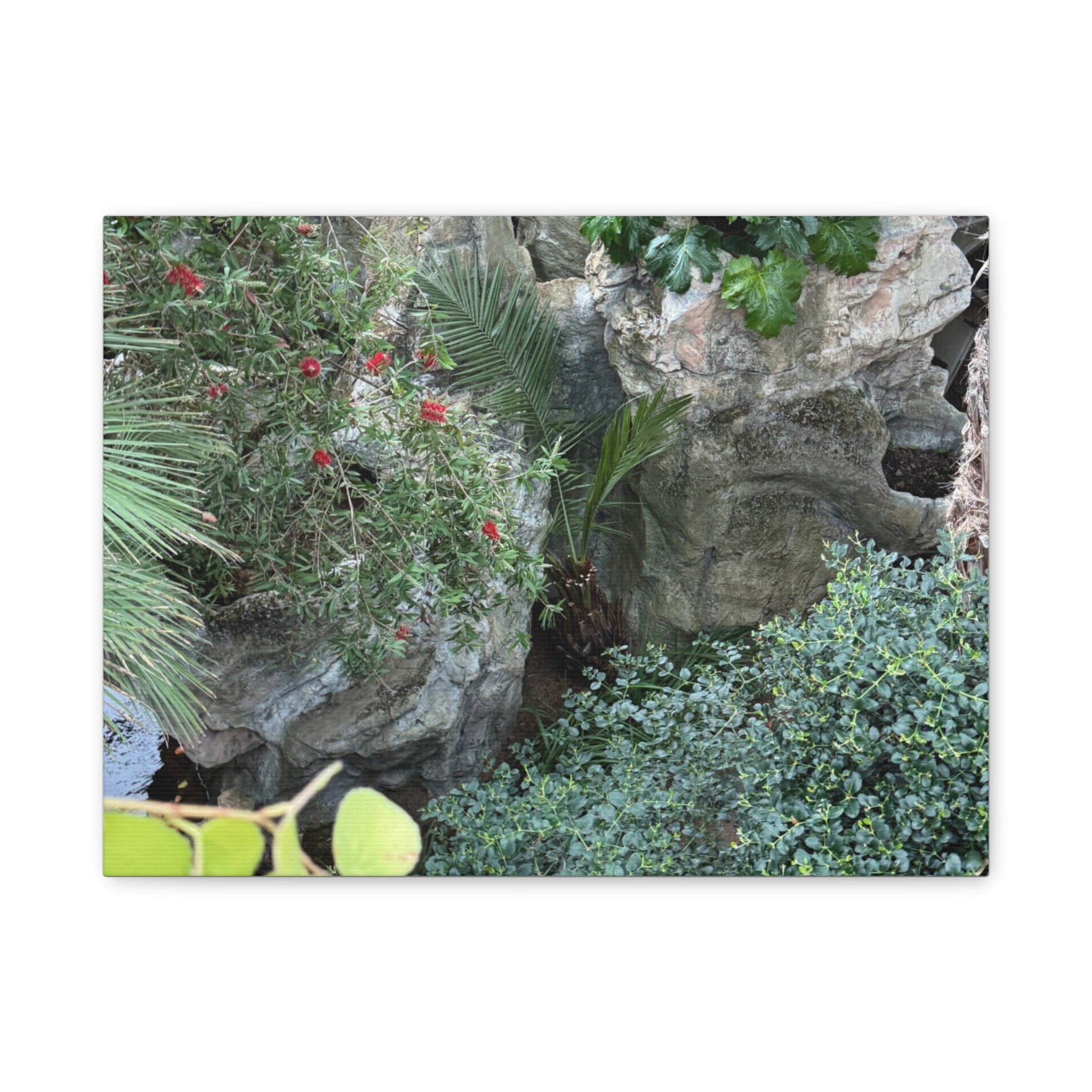 Canvas Wall Art, Tropical Garden Print, Home Decor, Botanical Artwork, Nature Lover Gift, Modern Interior Design