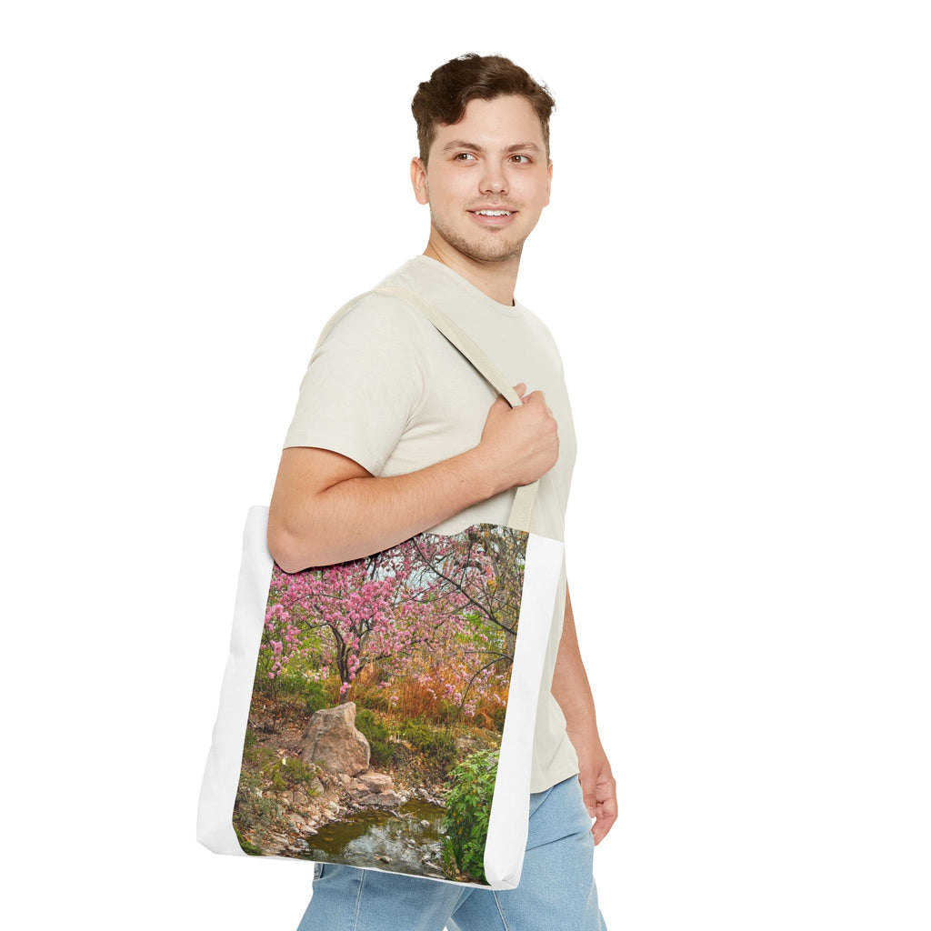 Blossom Dreams Tote Bag, Floral Tote, Eco-Friendly Shopping Bag, Spring Gift, Nature Lover's Accessory, Travel Bag