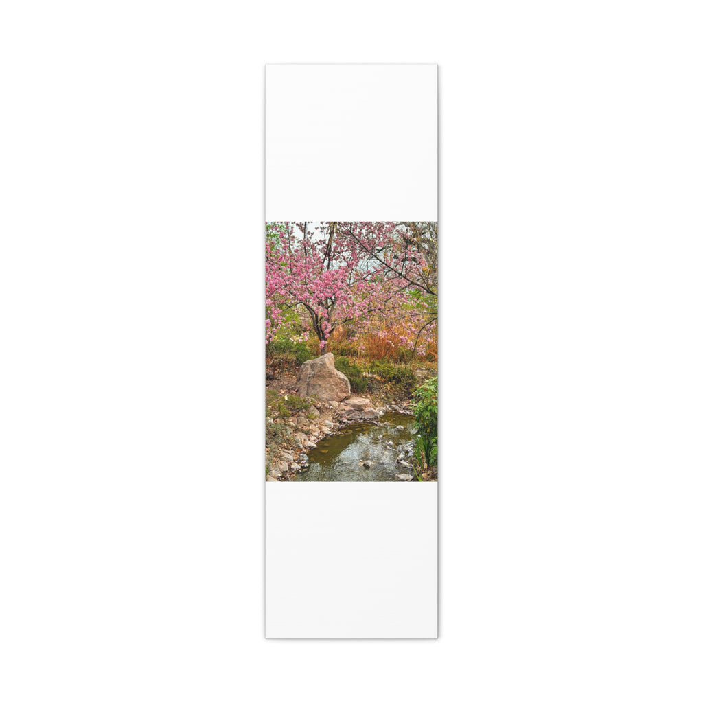 Canvas Wall Art, Pink Blossom Landscape Decor, Nature Photograph, Floral Print, Spring Home Decor, Gift for Nature Lovers