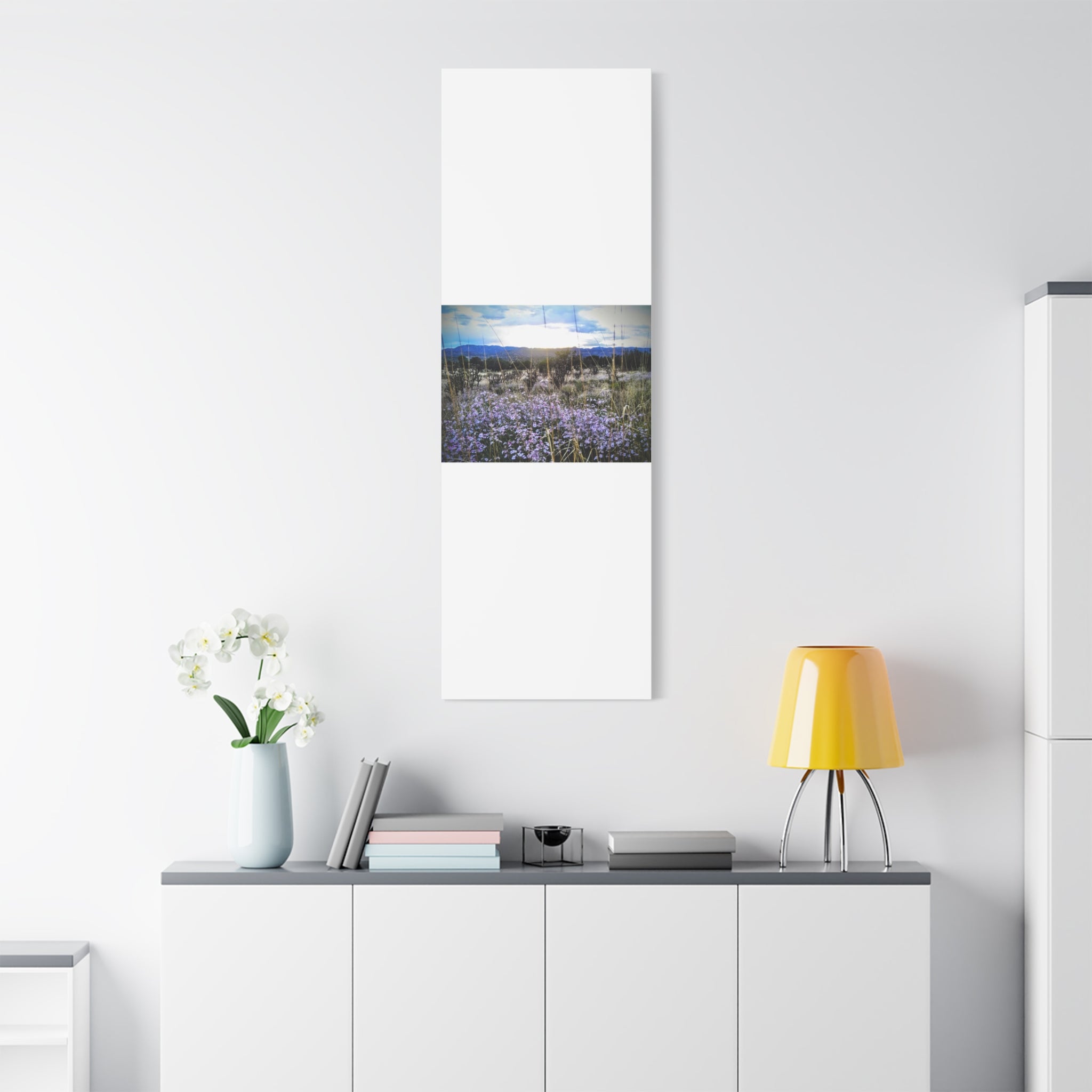 Framed Botanical Wall Art, Floral Canvas Print, Nature Decor, Home Interior Art, Gift for Garden Lovers, Beautiful Flower Landscape