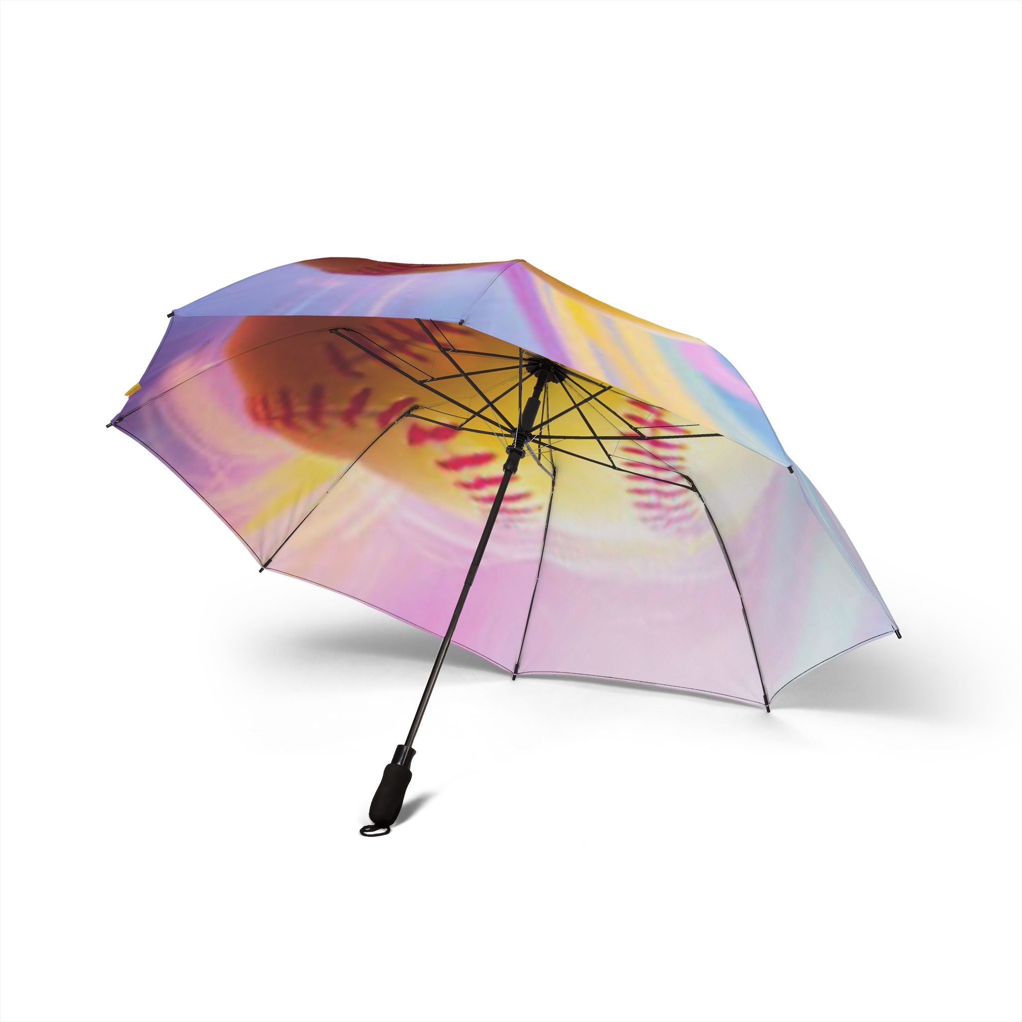 Baseball-Themed Foldable Umbrella | Compact Sports Umbrella, Gift for Baseball Lovers, Retro Baseball Design, Rain Protection, Unique [...]