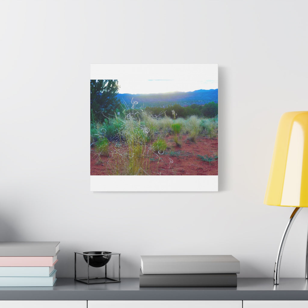 Stretched Canvas Art Print, Nature Wall Decor, Boho Home Decor, Rustic Landscape Art, Gift for Nature Lovers