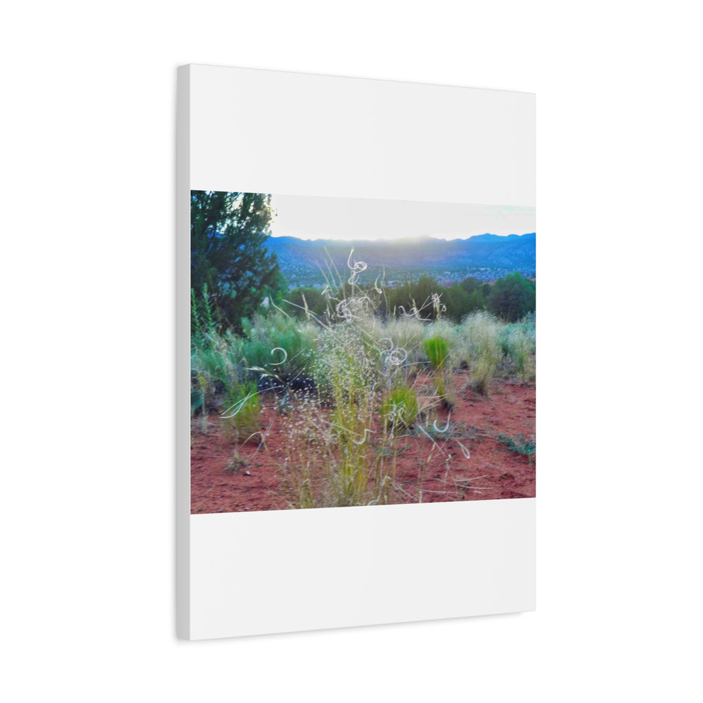 Serene Desert Landscape Canvas Print, Nature Wall Art, Home Decor, Gift for Nature Lovers, Rustic Art for Living Room, Boho Decor