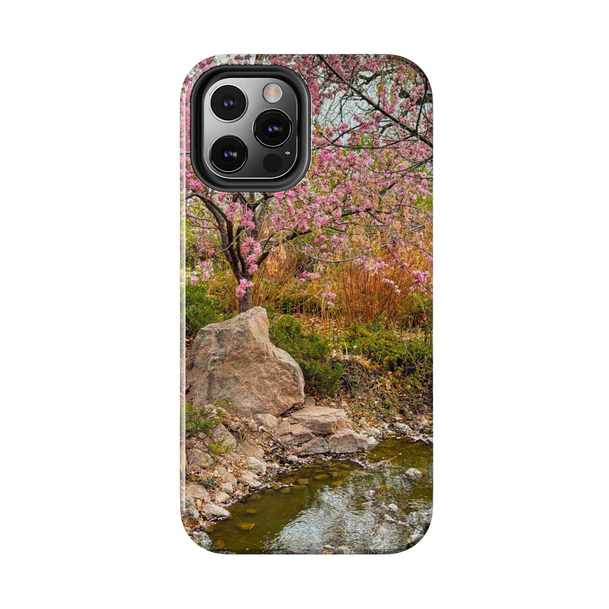 Cherry Blossom Tough Phone Cases - Nature Lover Gift, Floral Phone Accessories, Spring Decor, Custom Cases, Outdoor Adventure