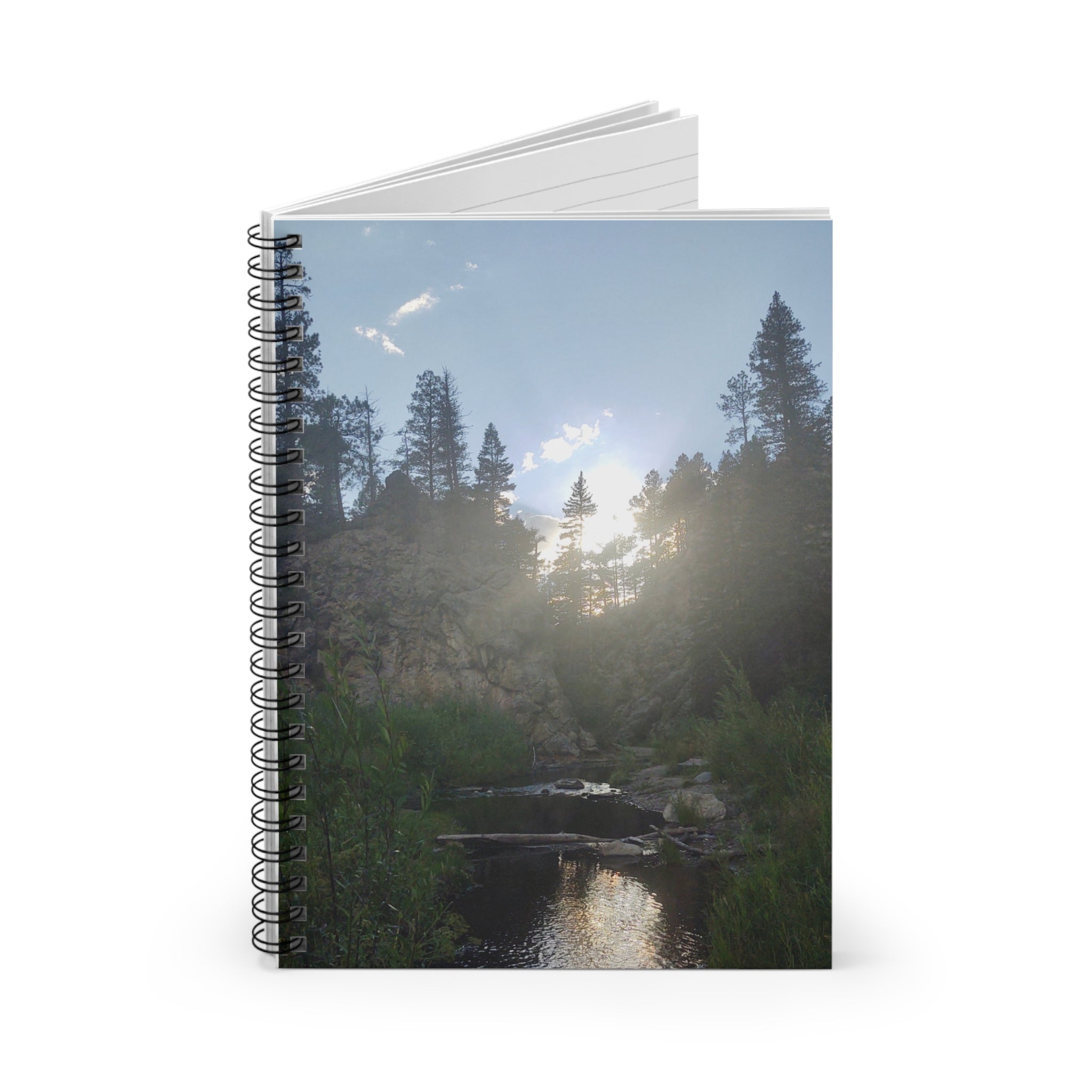 Nature-Inspired Spiral Notebook - Ruled Line, Perfect for Journaling, Eco-Friendly Writing, Nature Lovers Gift, Sketchbook, Travel Diary