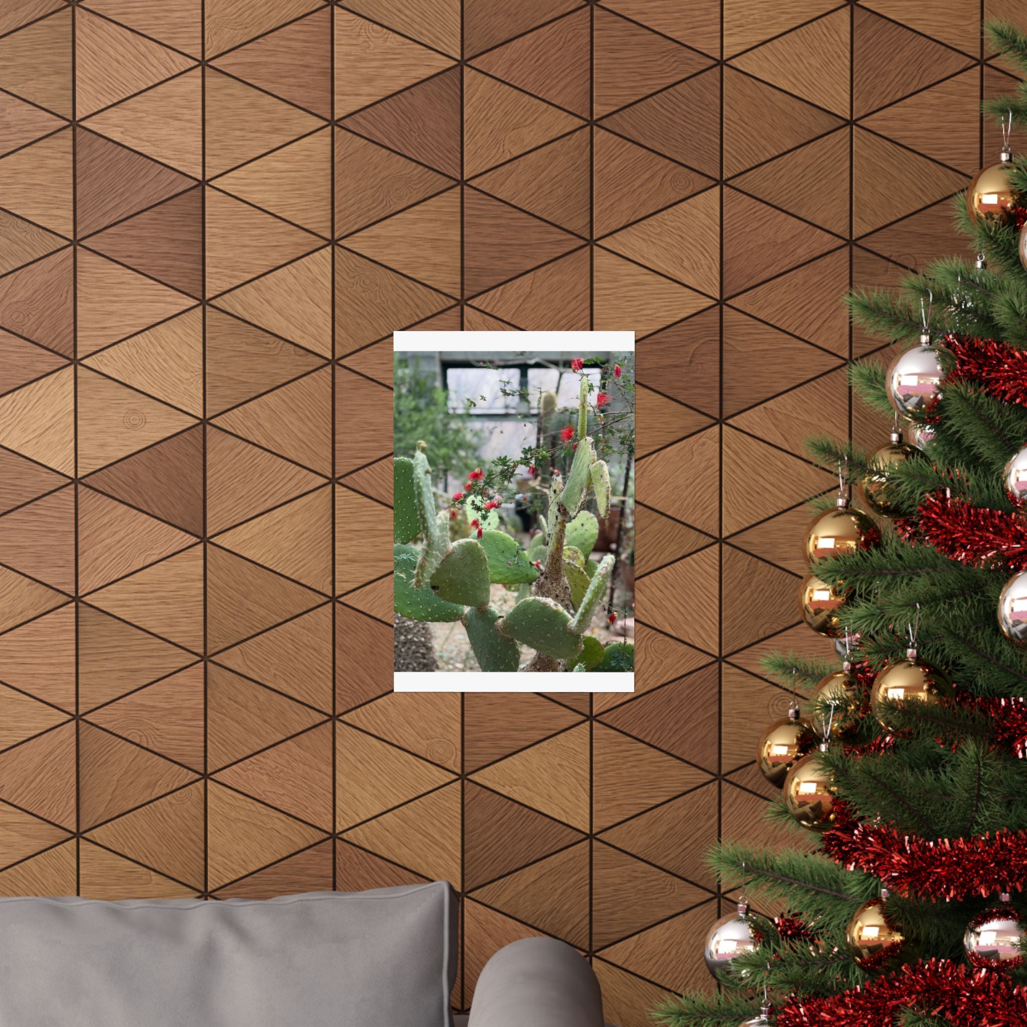 Cactus Wall Art Poster, Botanical Decor, Vertical Matte Print, Nature Lover Gift, Home Gallery Decoration