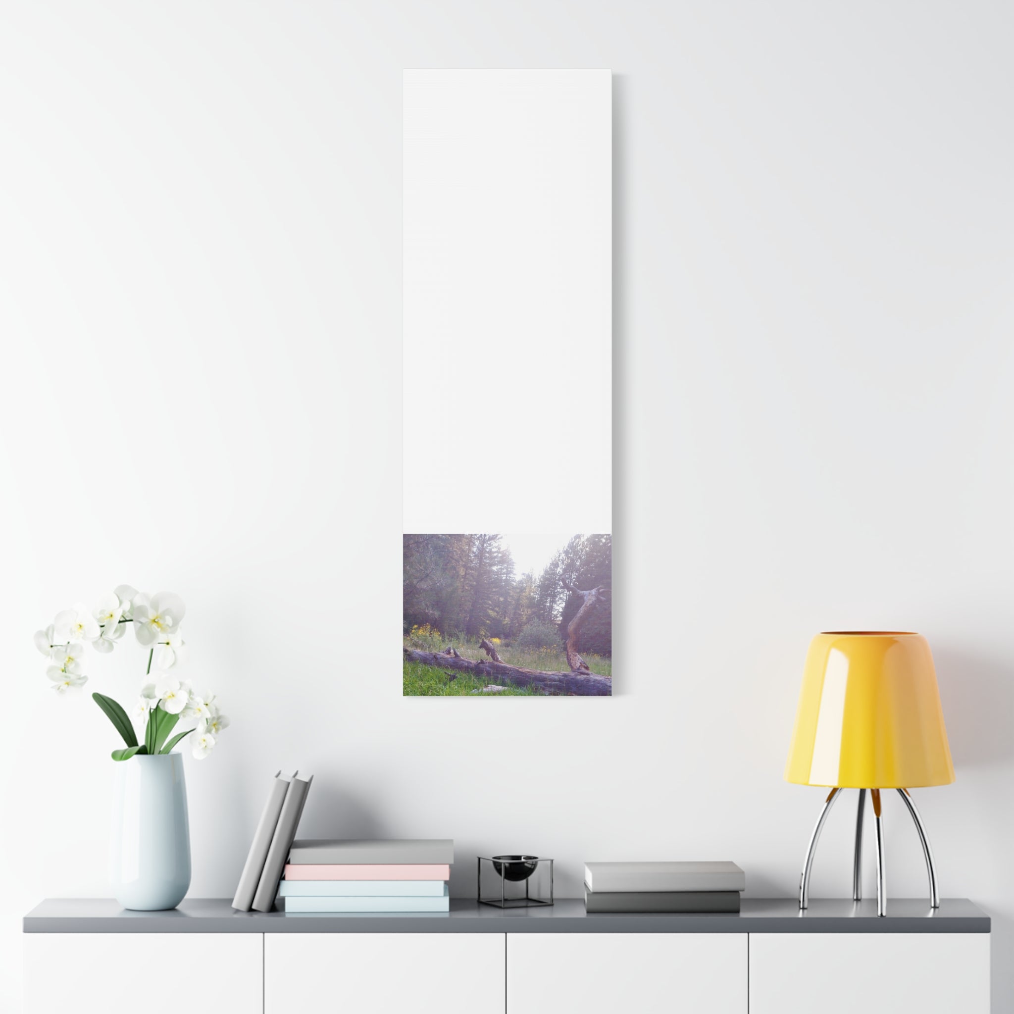 Matte Canvas Wall Art - Serene Nature Scene, Perfect for Home Decor, Gift for Nature Lovers, Office Wall Decoration, Rustic Art Print