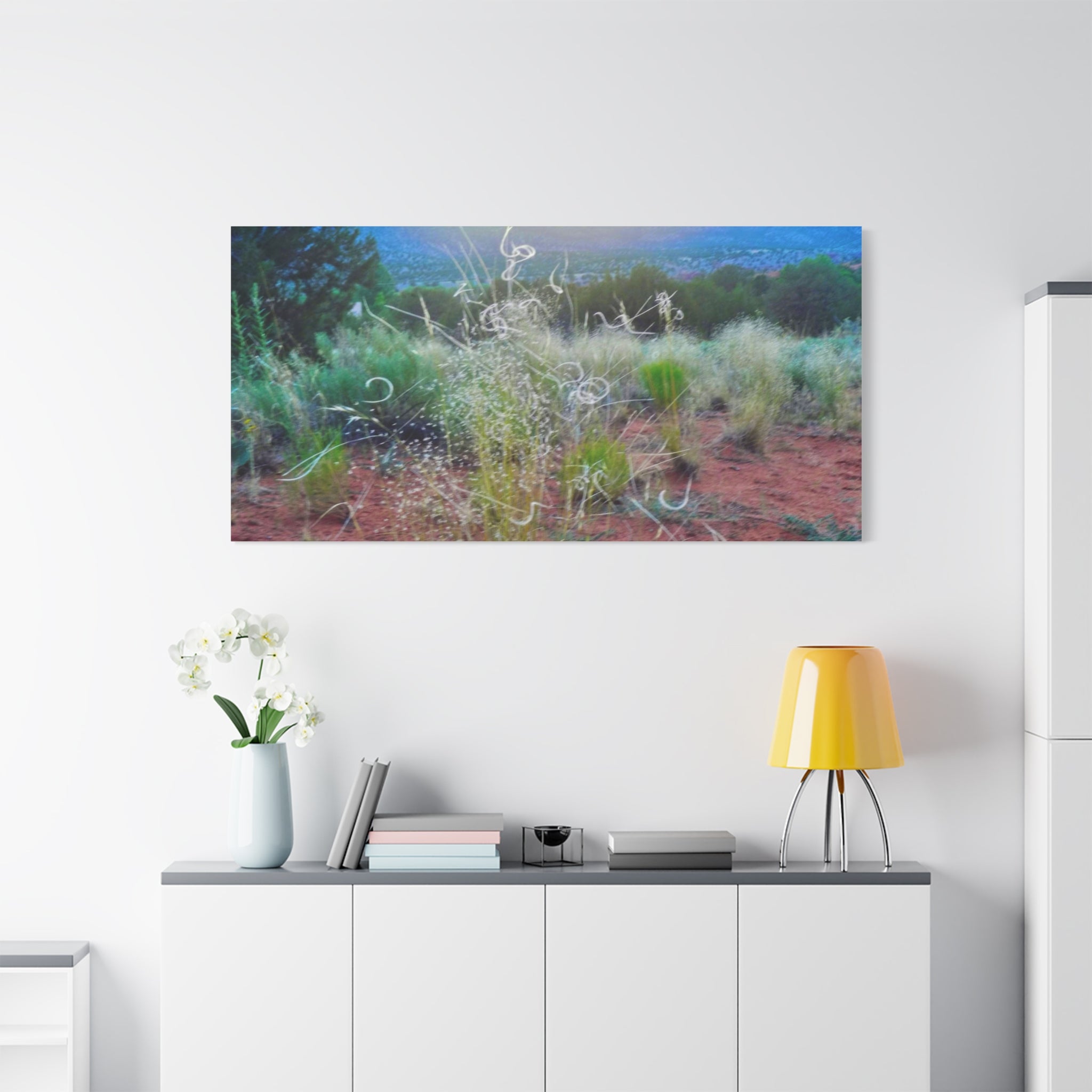 Serene Desert Landscape Canvas Print, Nature Wall Art, Home Decor, Gift for Nature Lovers, Rustic Art for Living Room, Boho Decor