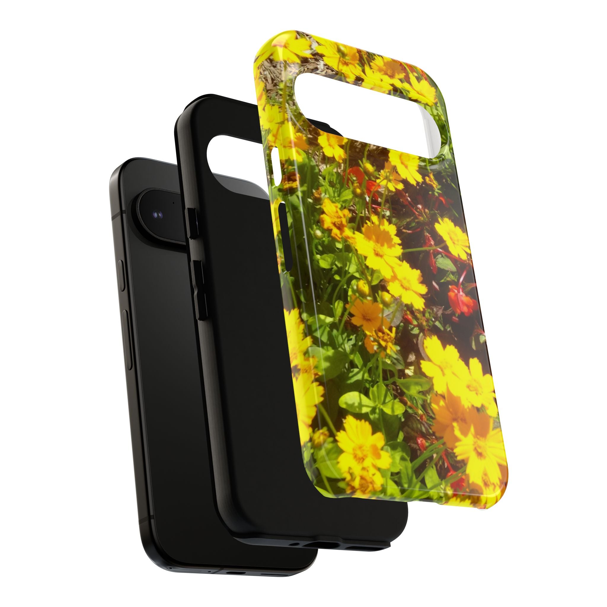 Floral Phone Case - Tough Cases with Vibrant Yellow Flowers, Protective Floral Cover, Spring Decor, Gift Idea for Nature Lovers, [...]