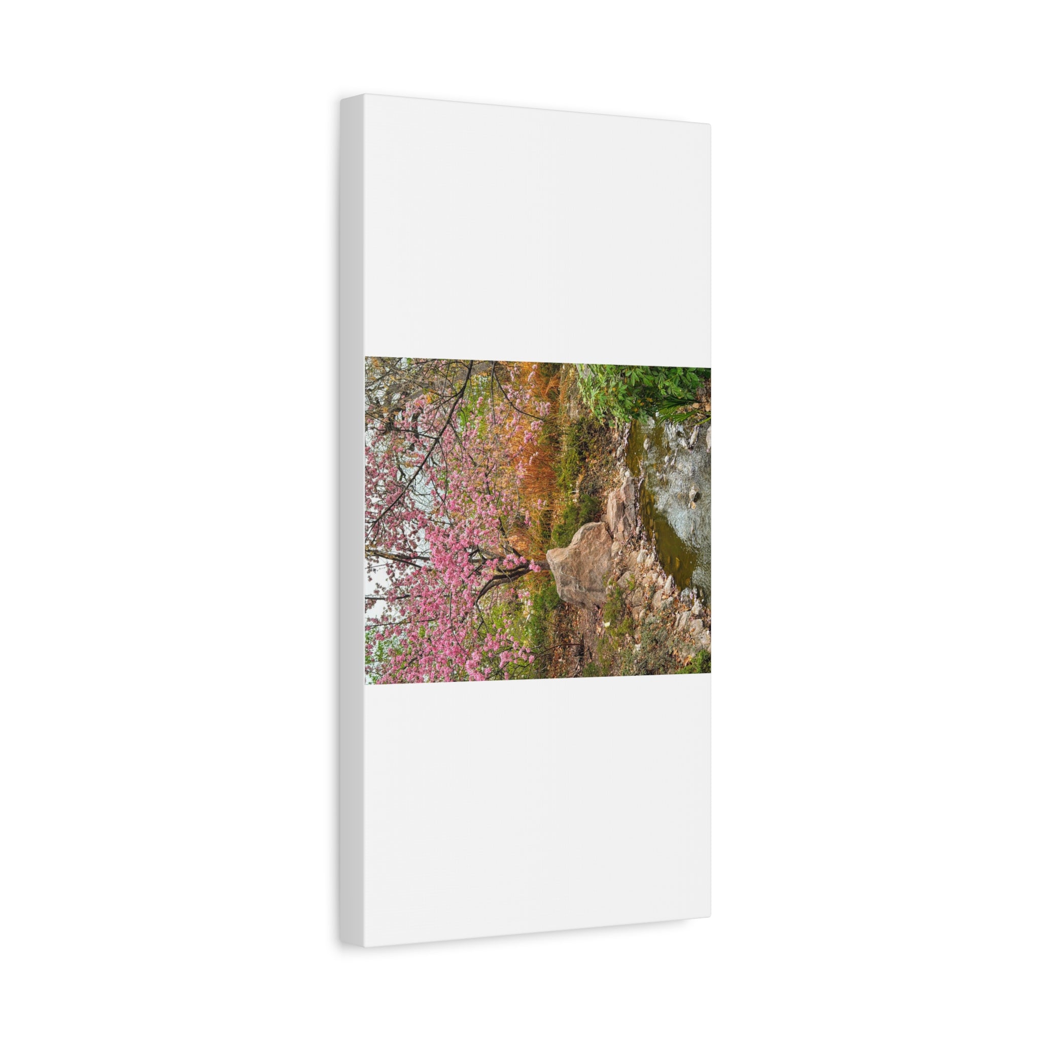 Blossoming Serenity Canvas Print, Floral Wall Art, Nature Decor, Home Aesthetic, Gift Idea for Garden Lovers, Spring Decor