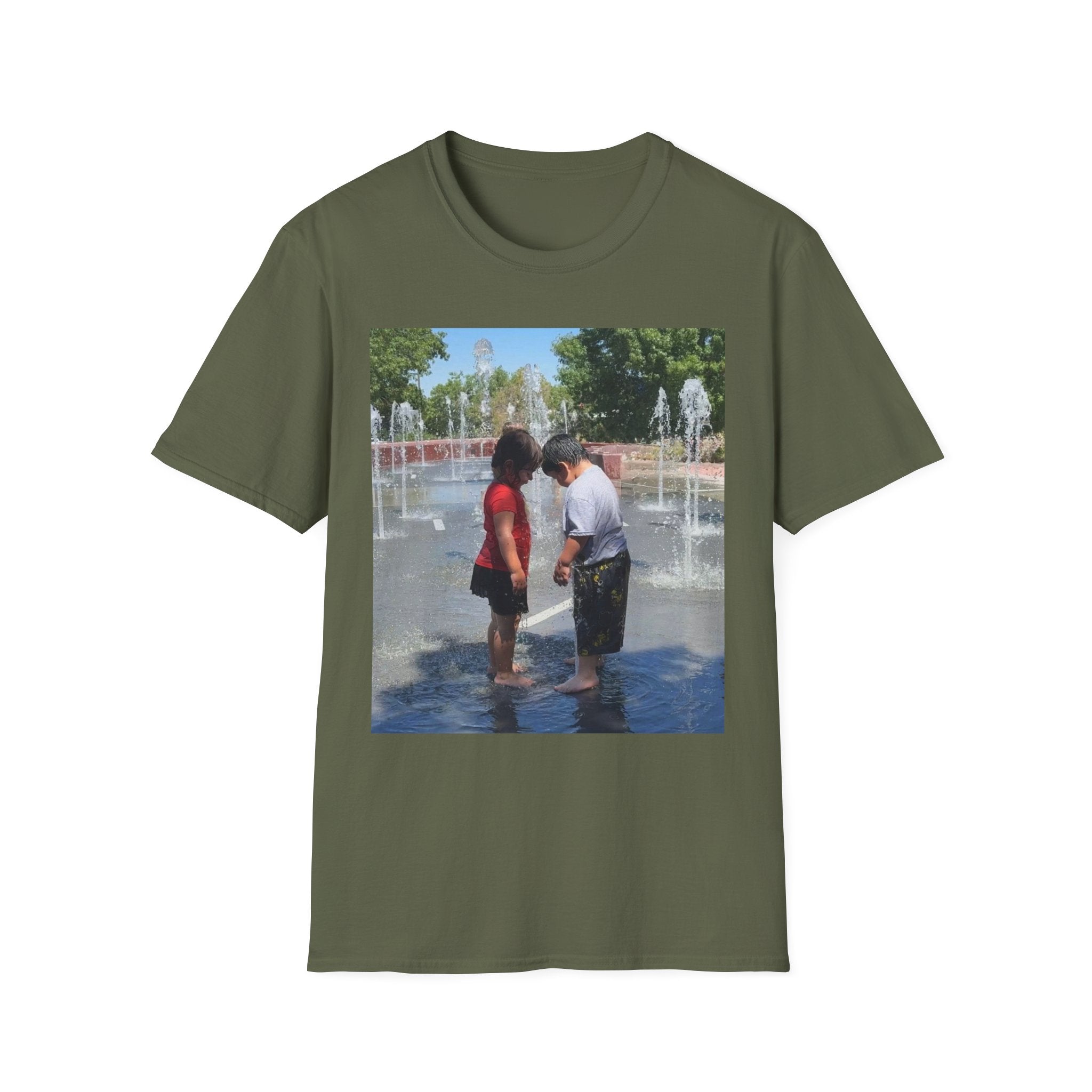 Cherished Moments Unisex Softstyle T-Shirt, Family Reunion Shirt, Personalized Gift, Summer Fun Tee, Kids Photography Tee