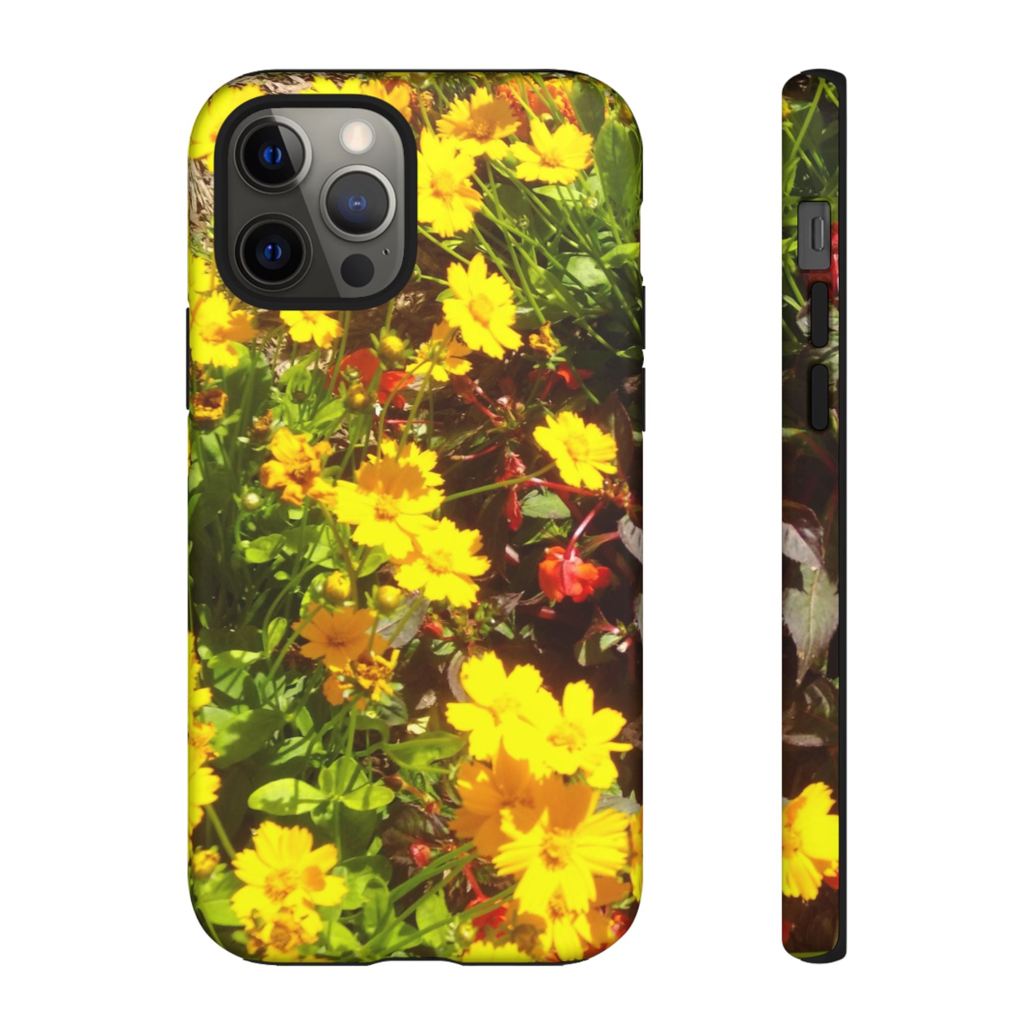 Floral Phone Case - Tough Cases with Vibrant Yellow Flowers, Protective Floral Cover, Spring Decor, Gift Idea for Nature Lovers, [...]