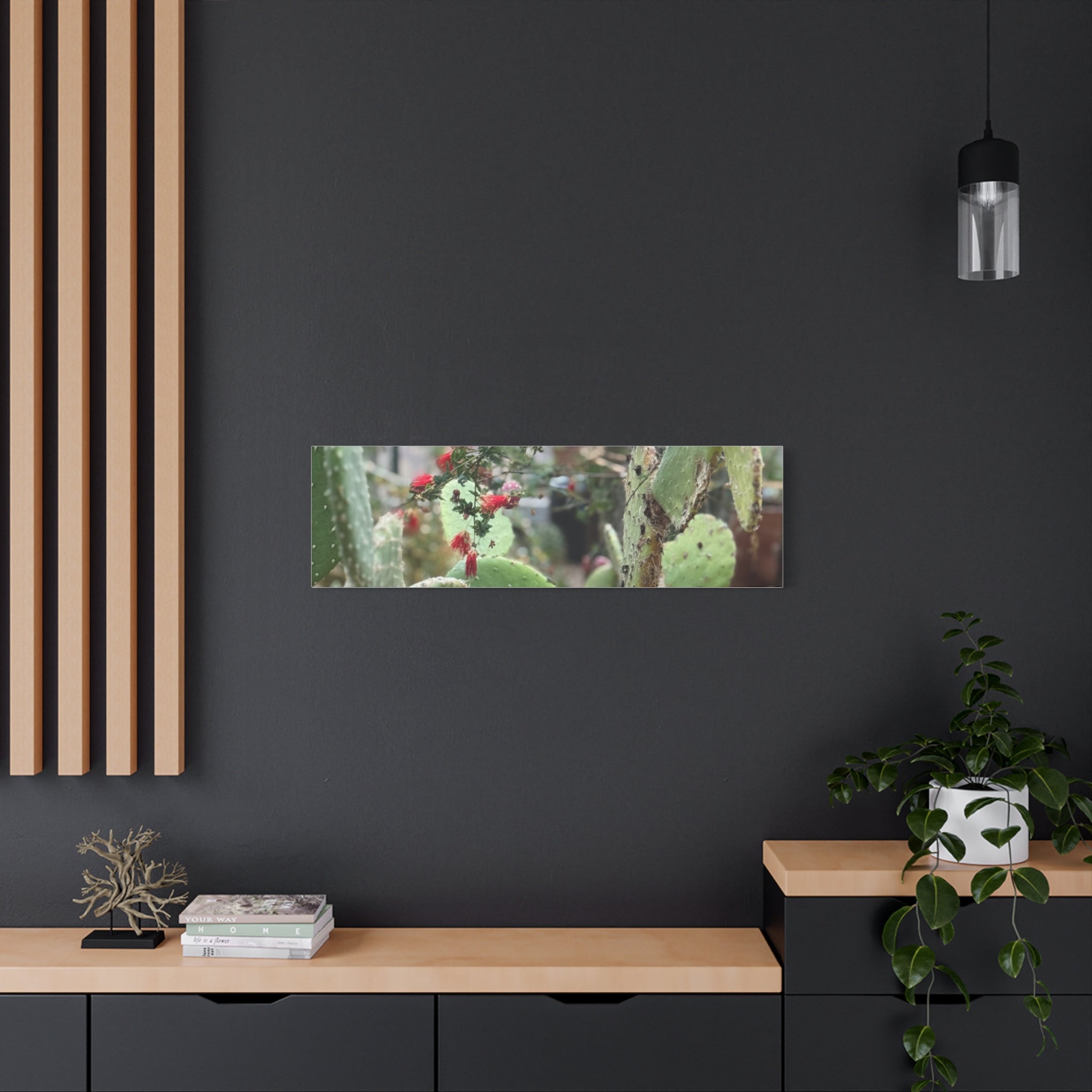 Cactus Artwork Print, Botanical Wall Decor, Succulent Canvas, Nature Lover Gift, Home Decoration