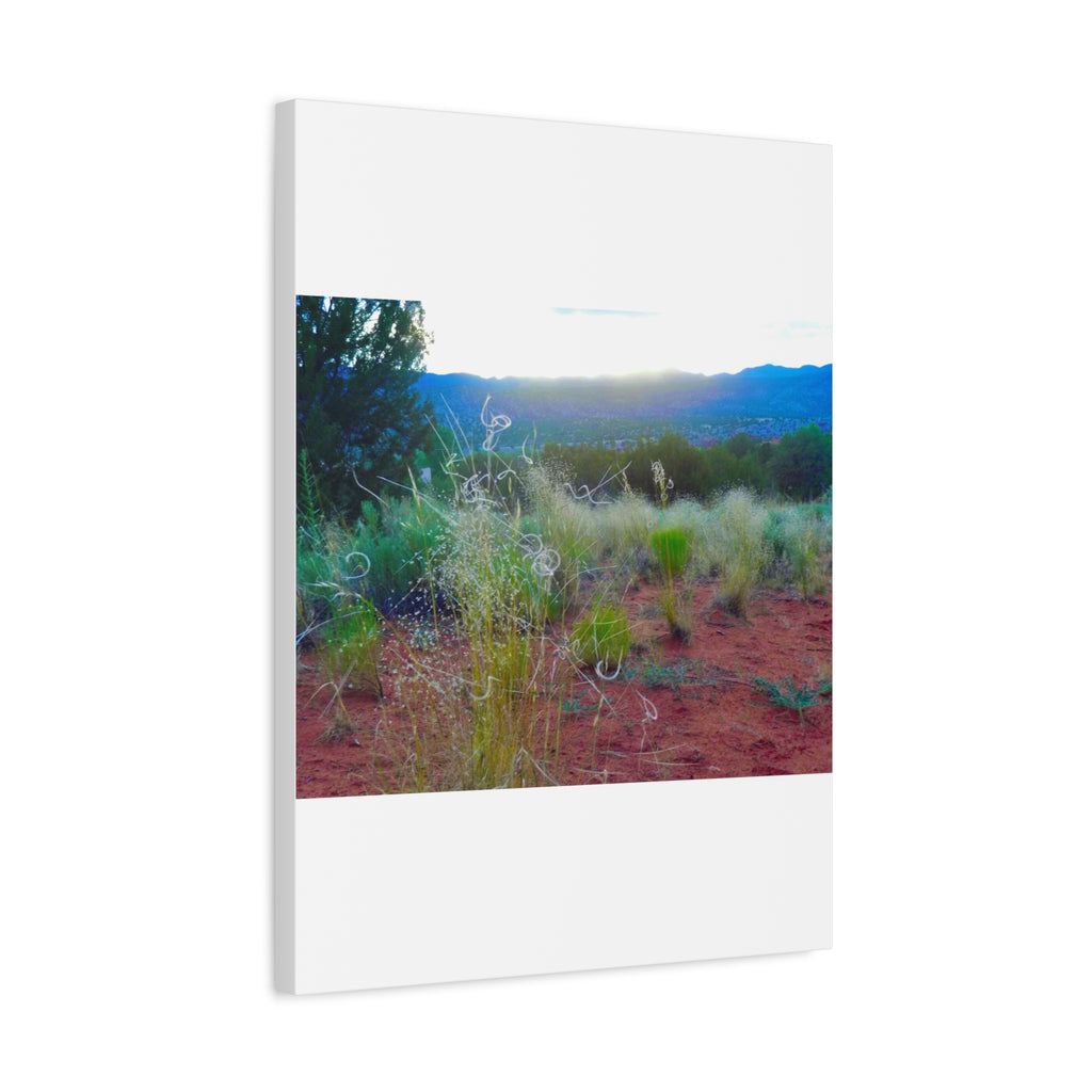 Stretched Canvas Art Print, Nature Wall Decor, Boho Home Decor, Rustic Landscape Art, Gift for Nature Lovers