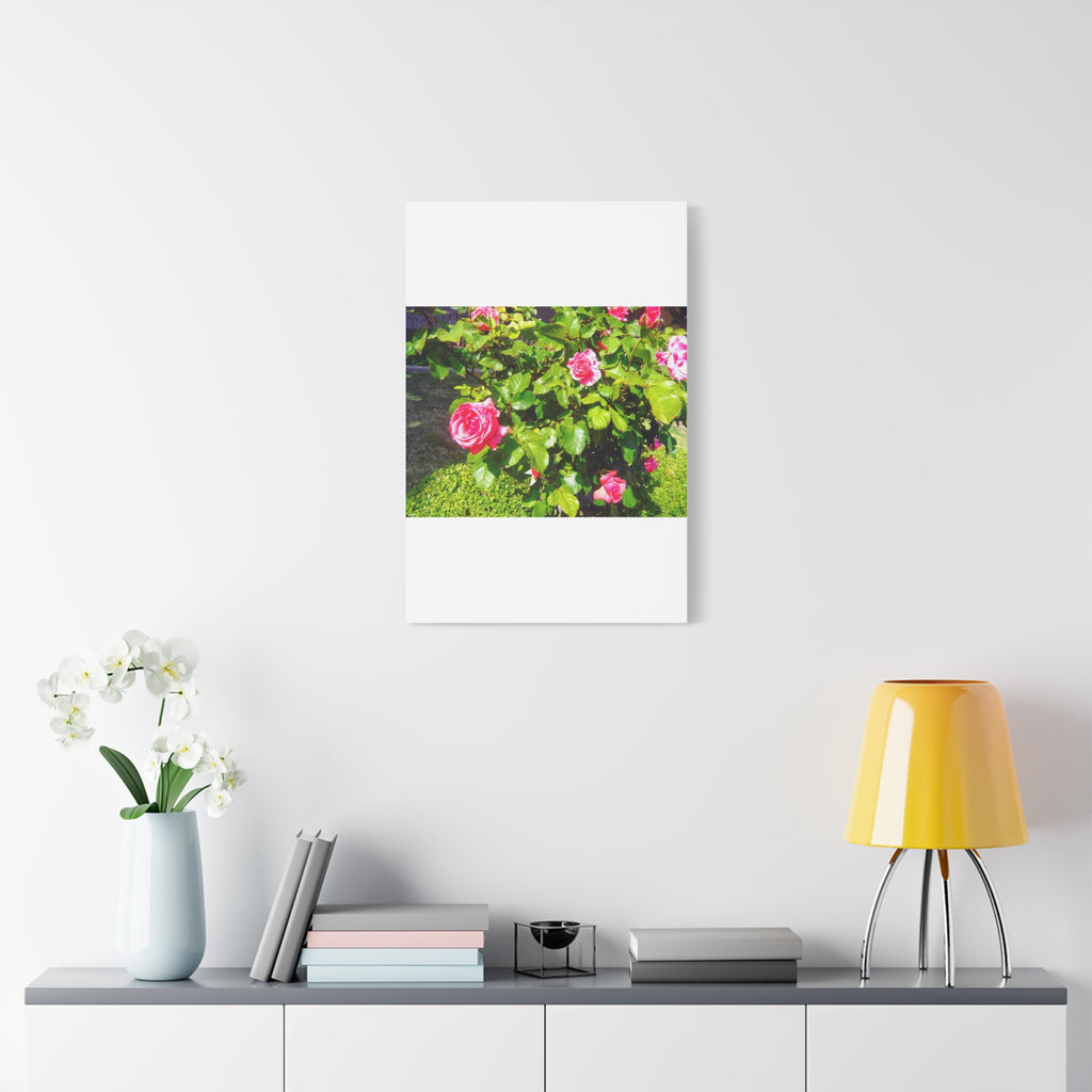 Floral Canvas Wall Art, Pink Rose Decor, Home Gallery Piece, Flower Photography, Garden Wall Decor, Floral Print