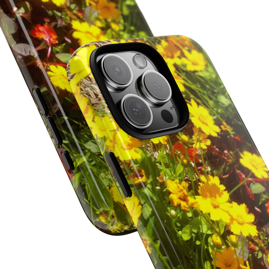 Floral Phone Case - Tough Cases with Vibrant Yellow Flowers, Protective Floral Cover, Spring Decor, Gift Idea for Nature Lovers, [...]