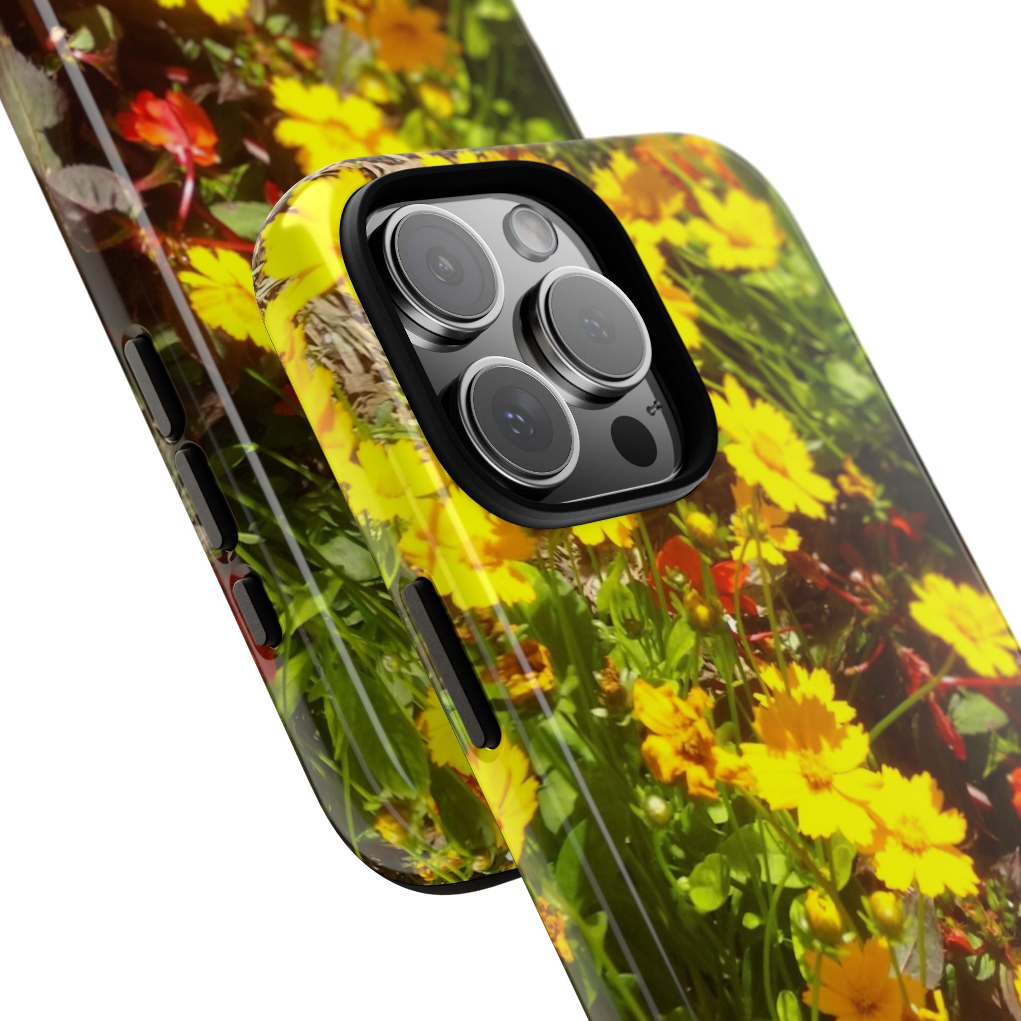 Floral Phone Case - Tough Cases with Vibrant Yellow Flowers, Protective Floral Cover, Spring Decor, Gift Idea for Nature Lovers, [...]