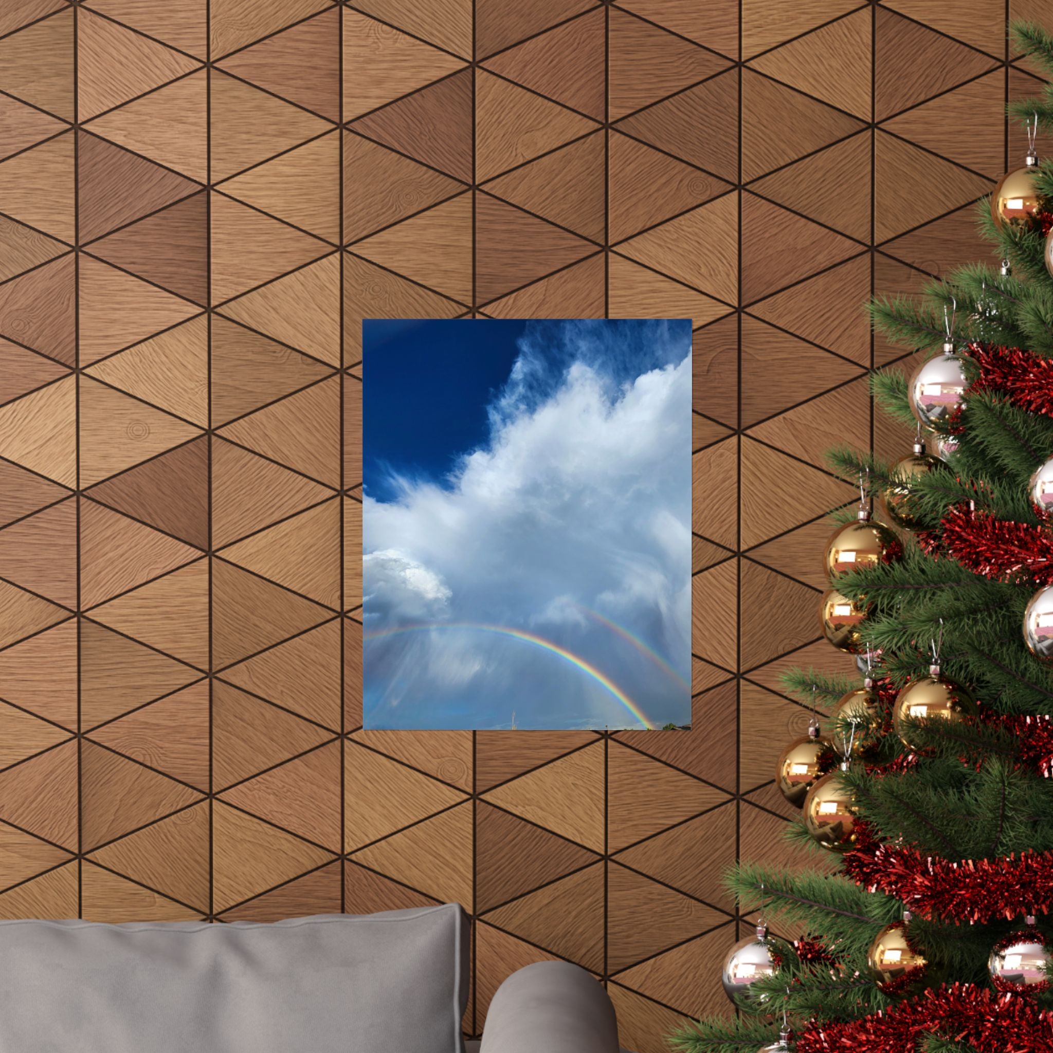 Rainbow Sky Matte Vertical Poster | Inspirational Wall Art, Home Decor, Gift for Nature Lovers, Office Decoration, Unique Artwork